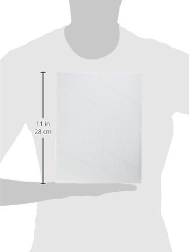 Compulabel 340301 White Shipping Labels for Laser & Inkjet Printers - 8.5