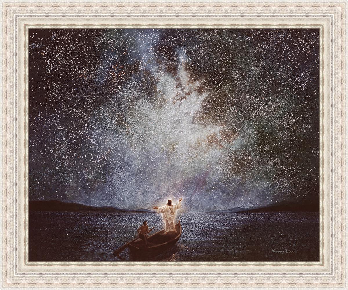 Calm and Stars Large Wall Art - Modern Abstract Canvas Painting for Living Room, Bedroom & Office Decor | Perfect for Home, Apartment & Workspace Aesthetic