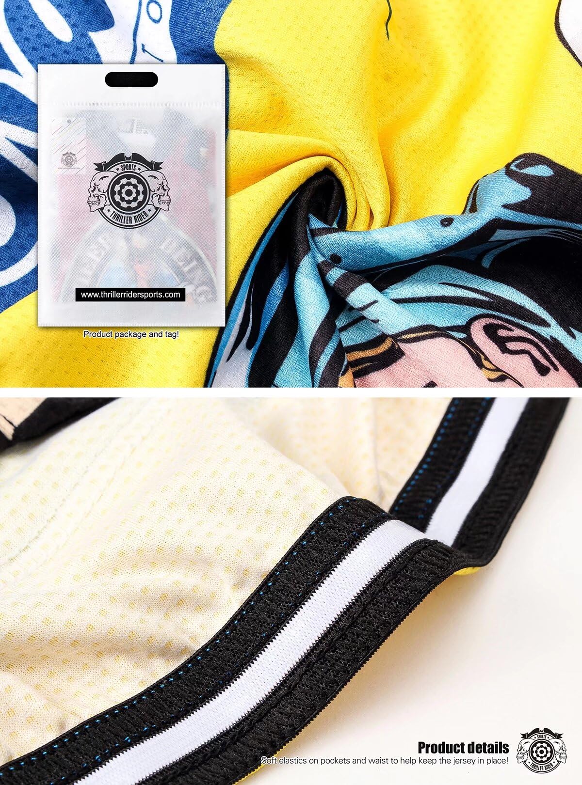 Men's Mountain Bike Short Sleeve Cycling Jersey - Breathable & Moisture-Wicking for Outdoor Sports & Motorcycle Riding | Perfect for Trail Riding, Road Cycling & Adventure Sports