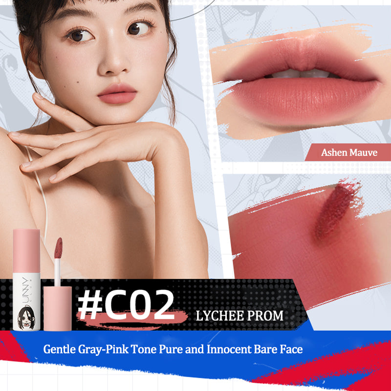 UNNY Silky Soft Matte Lip Mousse Gift Set - 3 Long Lasting Velvety Lipsticks for Women, Hydrating & Non-Drying, Perfect for Daily Wear, Date Night & Special Occasions