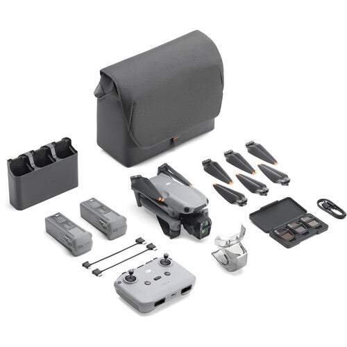 DJI Air 3S Drone with RC N3 Controller, Fly More Combo - 4K Camera, 46 Mins Flight Time, Omnidirectional Obstacle Avoidance - Perfect for Aerial Photography, Travel Adventures & Outdoor Exploration