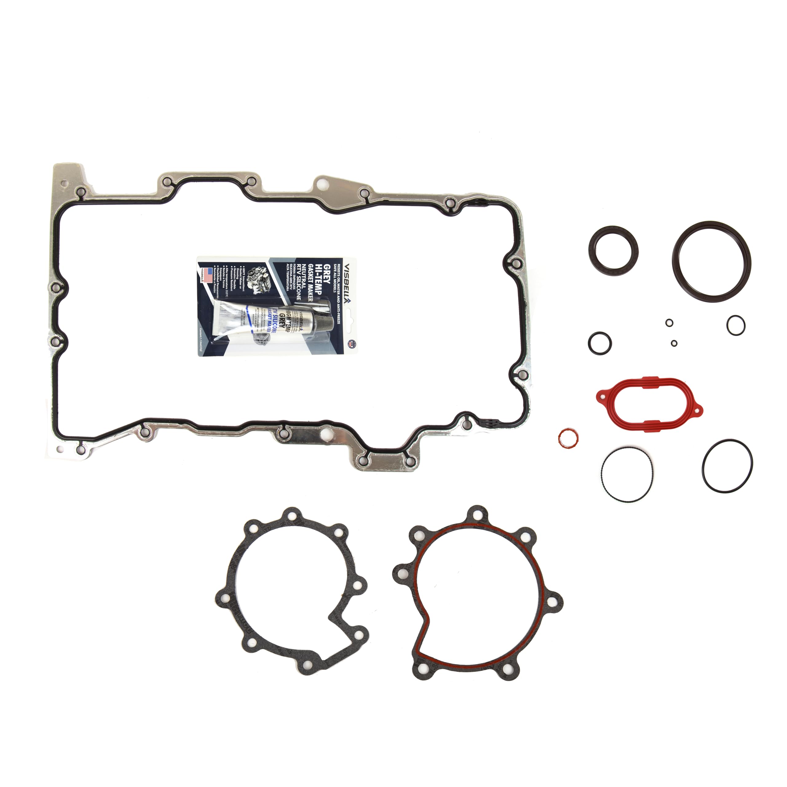 MA-9761261534 Full Gasket Set with Head Bolts Compatible with 2002-2007 Jaguar X-Type 3.0L V6 DOHC 24V Engine - Perfect for Engine Rebuild & Repair Projects