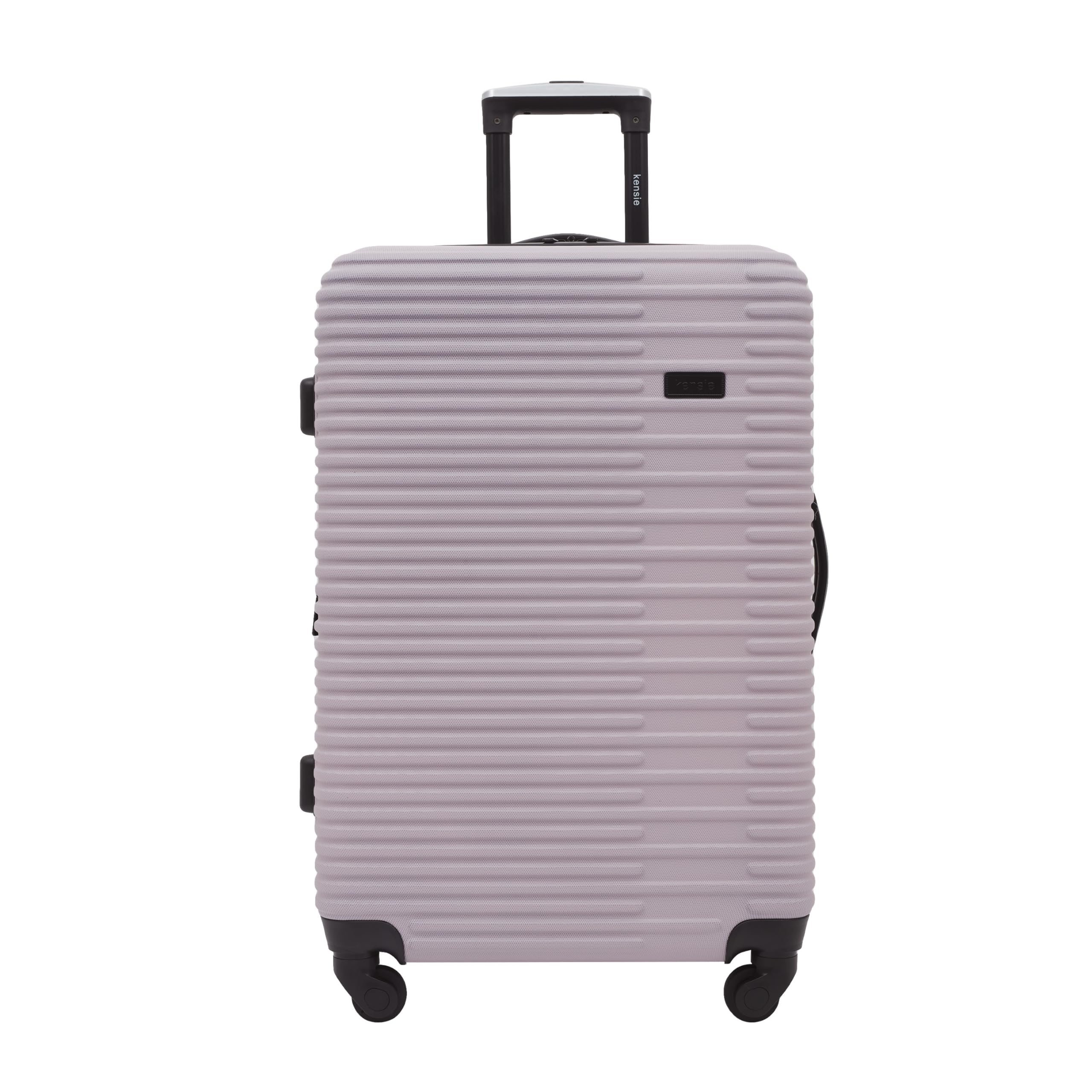 Kensie Women's Hillsboro 4-Piece Luggage Set - Burnished Lilac Travel Bags for Vacation, Business Trips & Weekend Getaways | Carry-On, Tote, Weekender & Cosmetic Case
