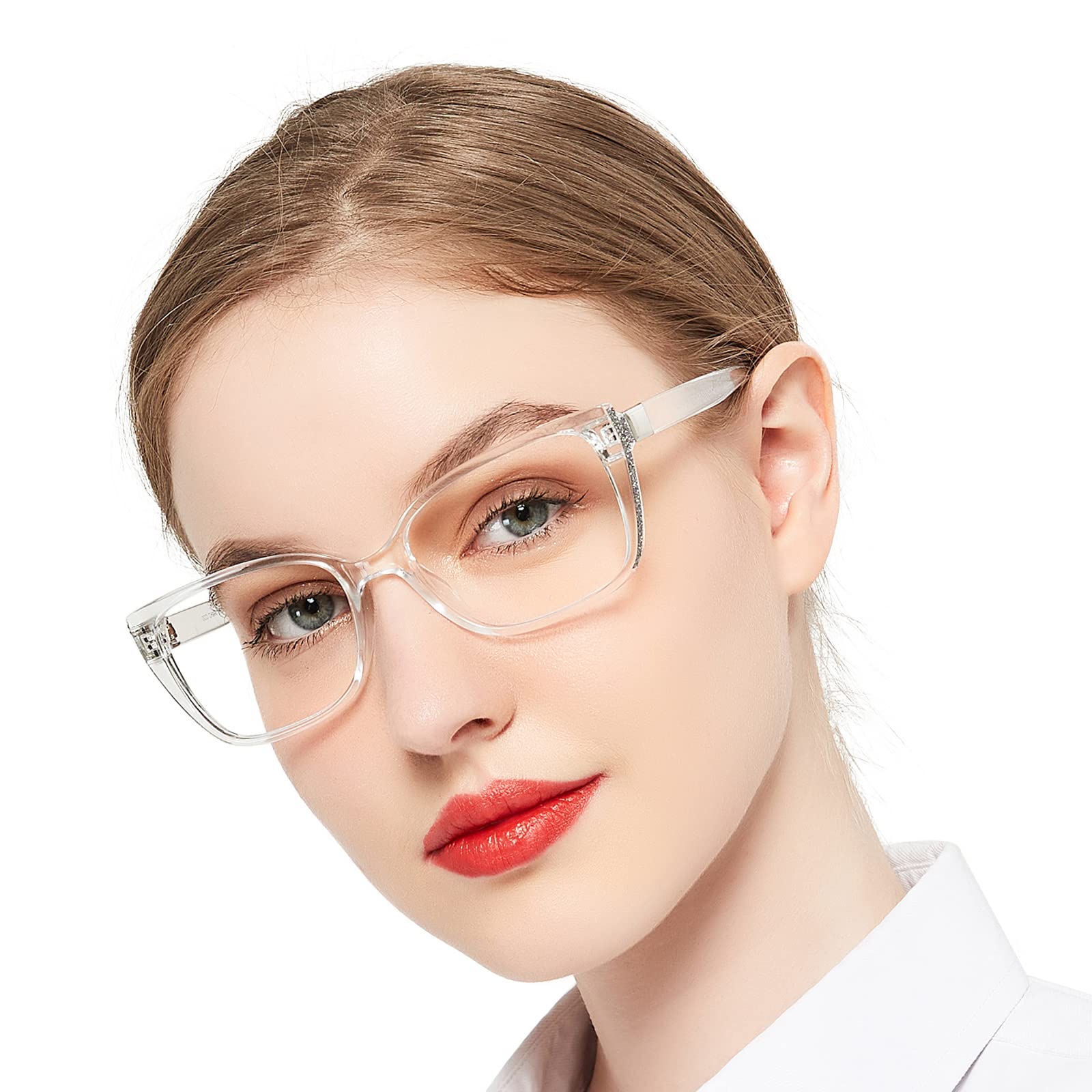 OCCI CHIARI Stylish Reading Glasses for Women & Men - Lightweight Eyeglass Frames with Spring Hinges - Perfect for Reading, Working, and Computer Use
