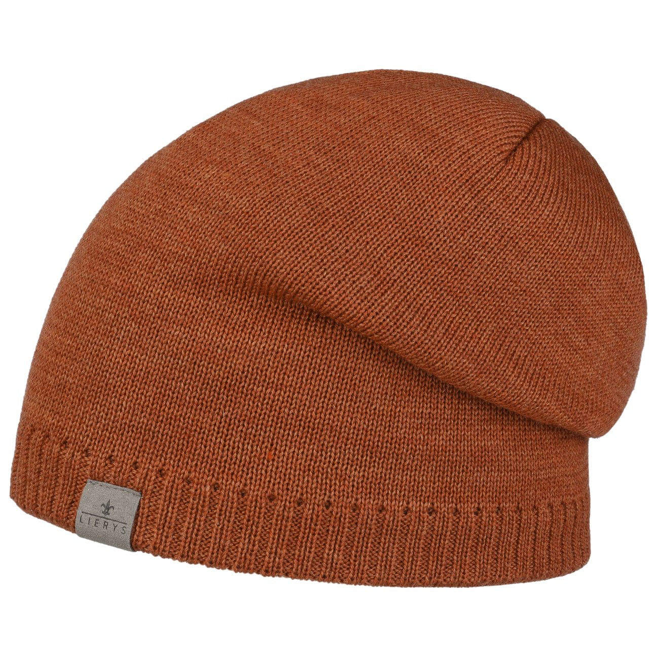 Lierys Fine Merino Classic Oversize Beanie Hat - Soft Wool Winter Hat for Men & Women - Perfect for Skiing, Hiking & Cold Weather Activities