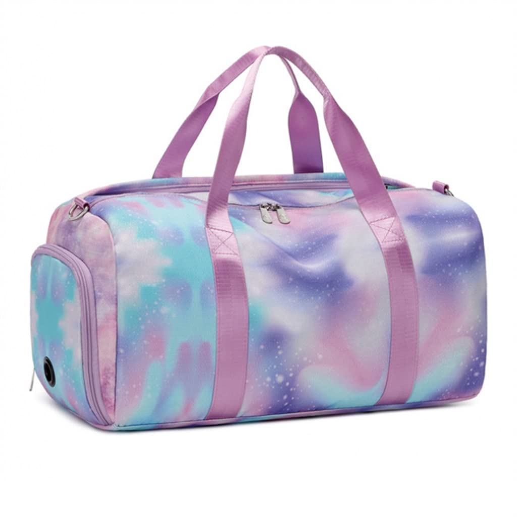 Foldable Gym Bag for Men & Women - Waterproof Sports Duffel with Shoulder Strap - Yoga, Fitness, Travel & Workout Gear (46x20x25cm) - Perfect for Gym, Yoga Class, Business Trips & Weekend Getaways