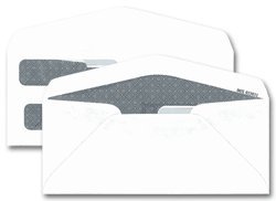 Recycled Self-Seal Double Window Envelopes 8 5/8