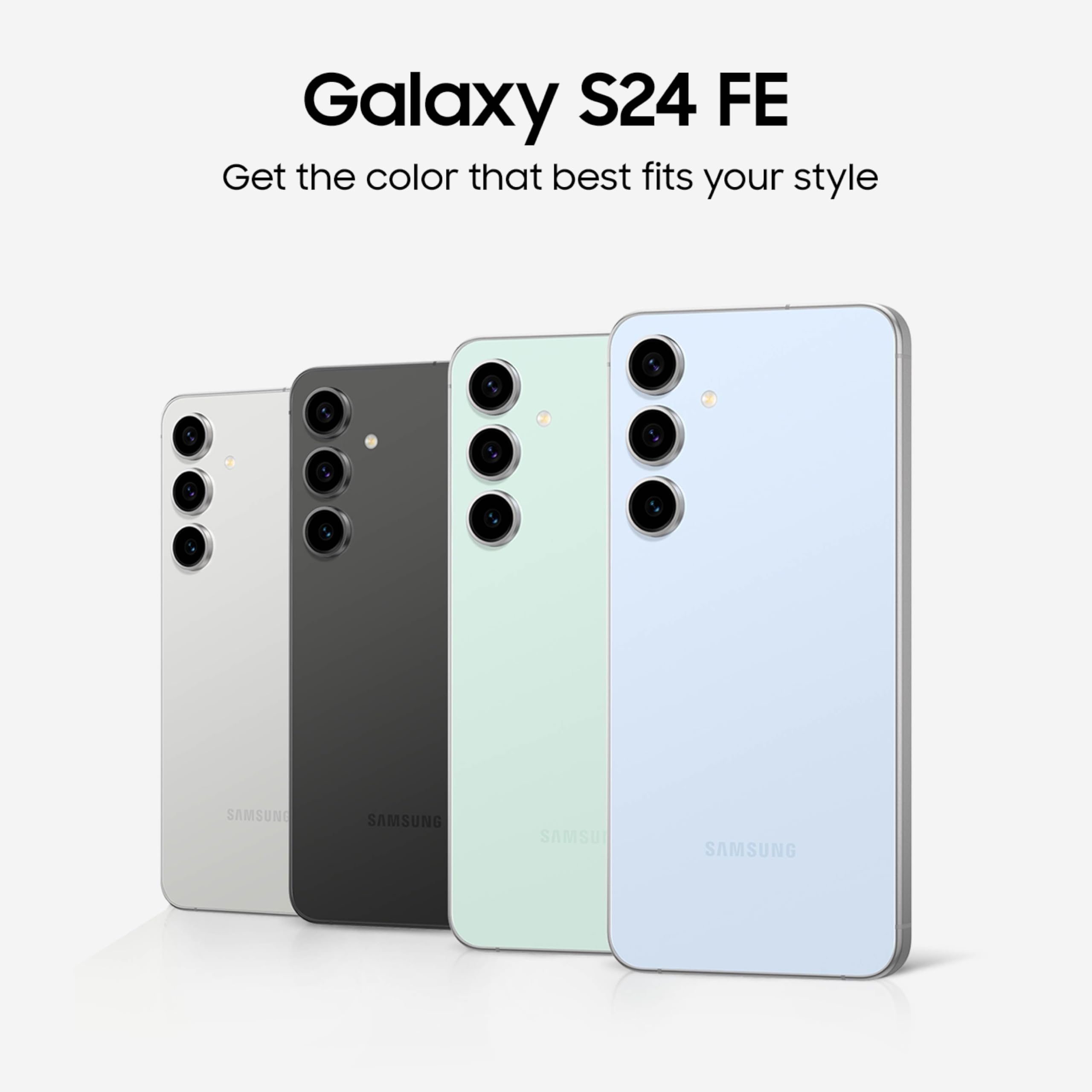 Samsung Galaxy S24 FE Unlocked Smartphone 256GB - 50MP AI Camera, Long Battery Life, Bright AMOLED Display | US Version with 1 Year Warranty | Perfect for Photography, Streaming & Mobile Gaming