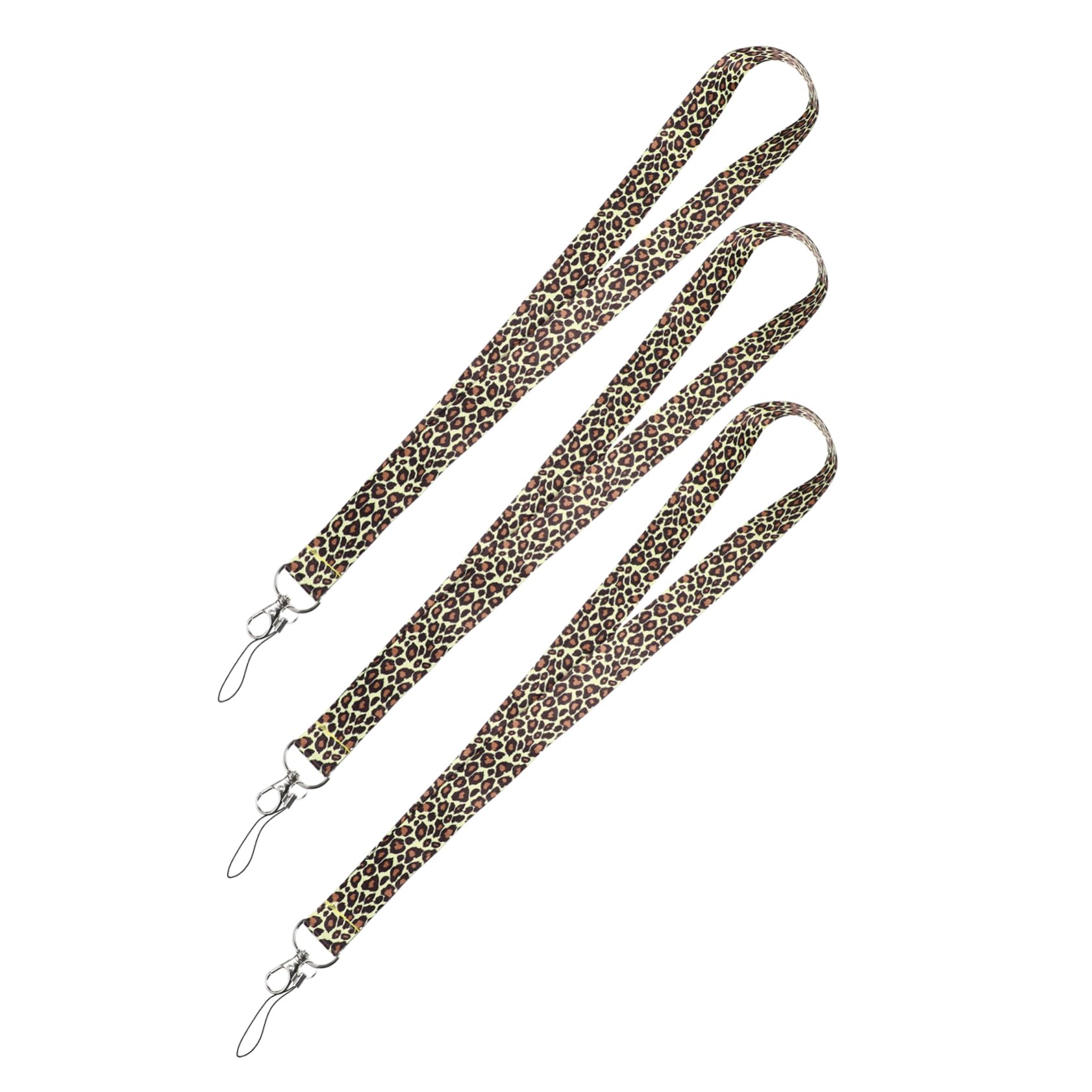 Uonlytech 3Pcs Badge Lanyard & Phone Neck Strap - for ID Cards, Keys & Phones