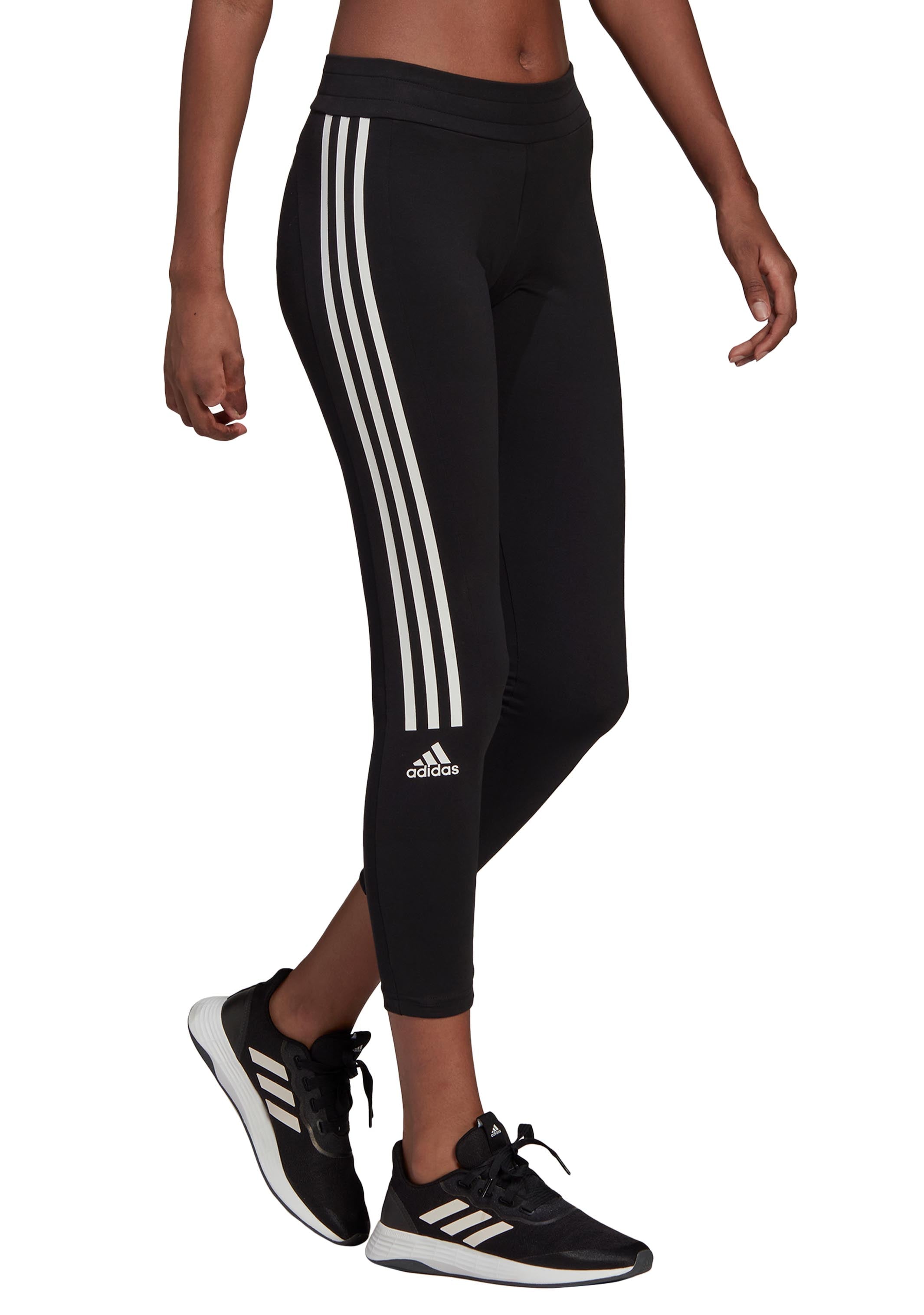Adidas Women's Cotton Touch 7/8 Leggings - HD1725 - Comfortable Workout Tights for Yoga, Running & Gym