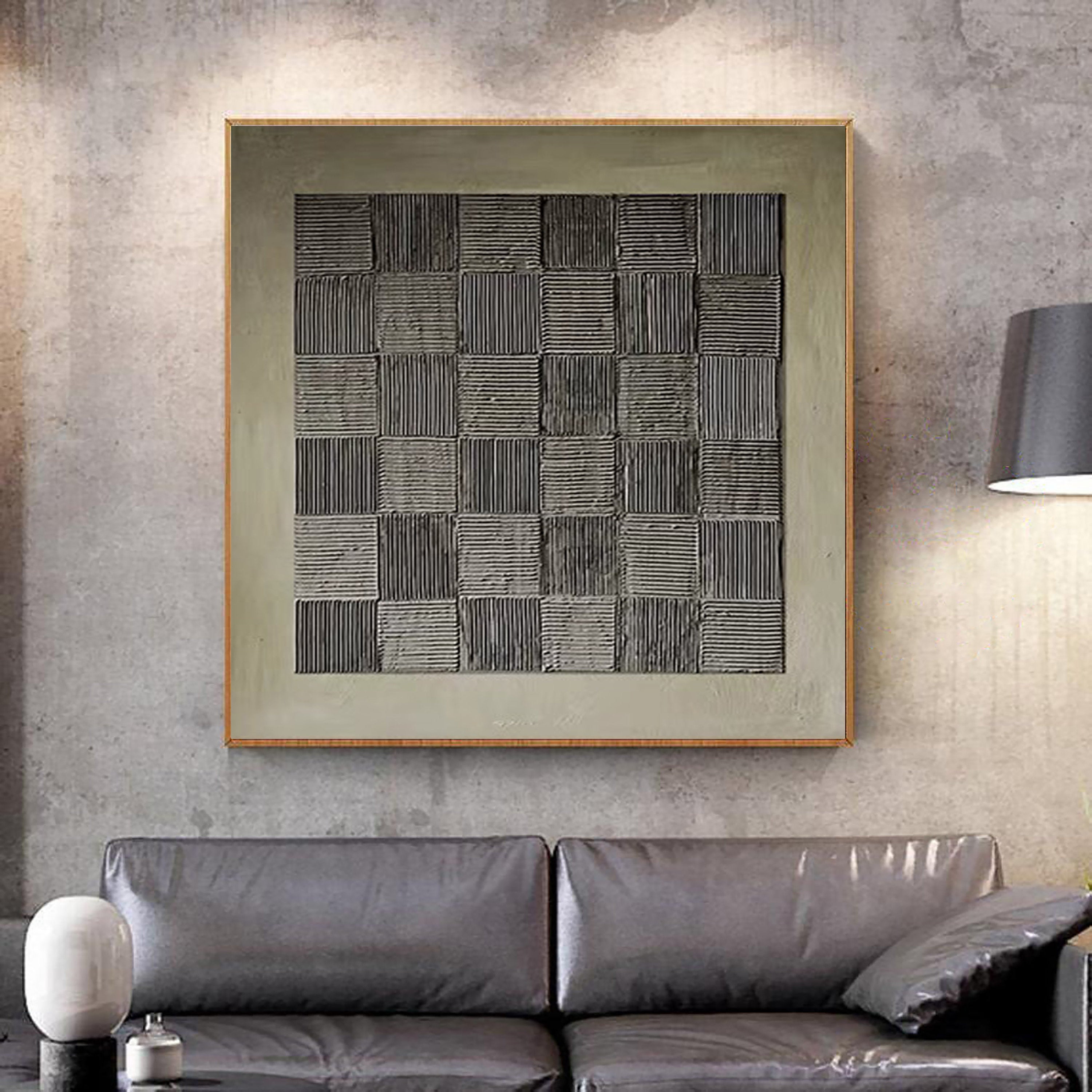 Blue & Green Abstract Wall Art Print #BG015 - Modern Home Decor for Living Room, Bedroom & Office