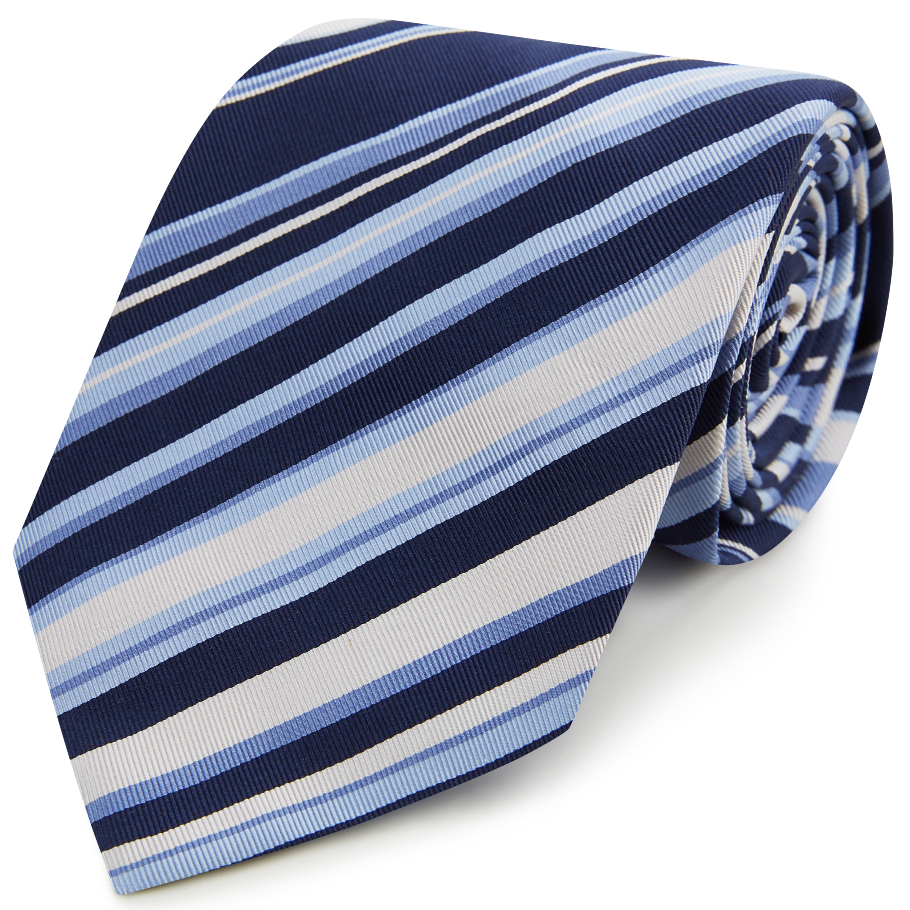 Handmade Navy Blue Irregular Woven Silk Tie for Men - Elegant Business & Wedding Necktie - Perfect for Formal Occasions, Office Wear & Special Events
