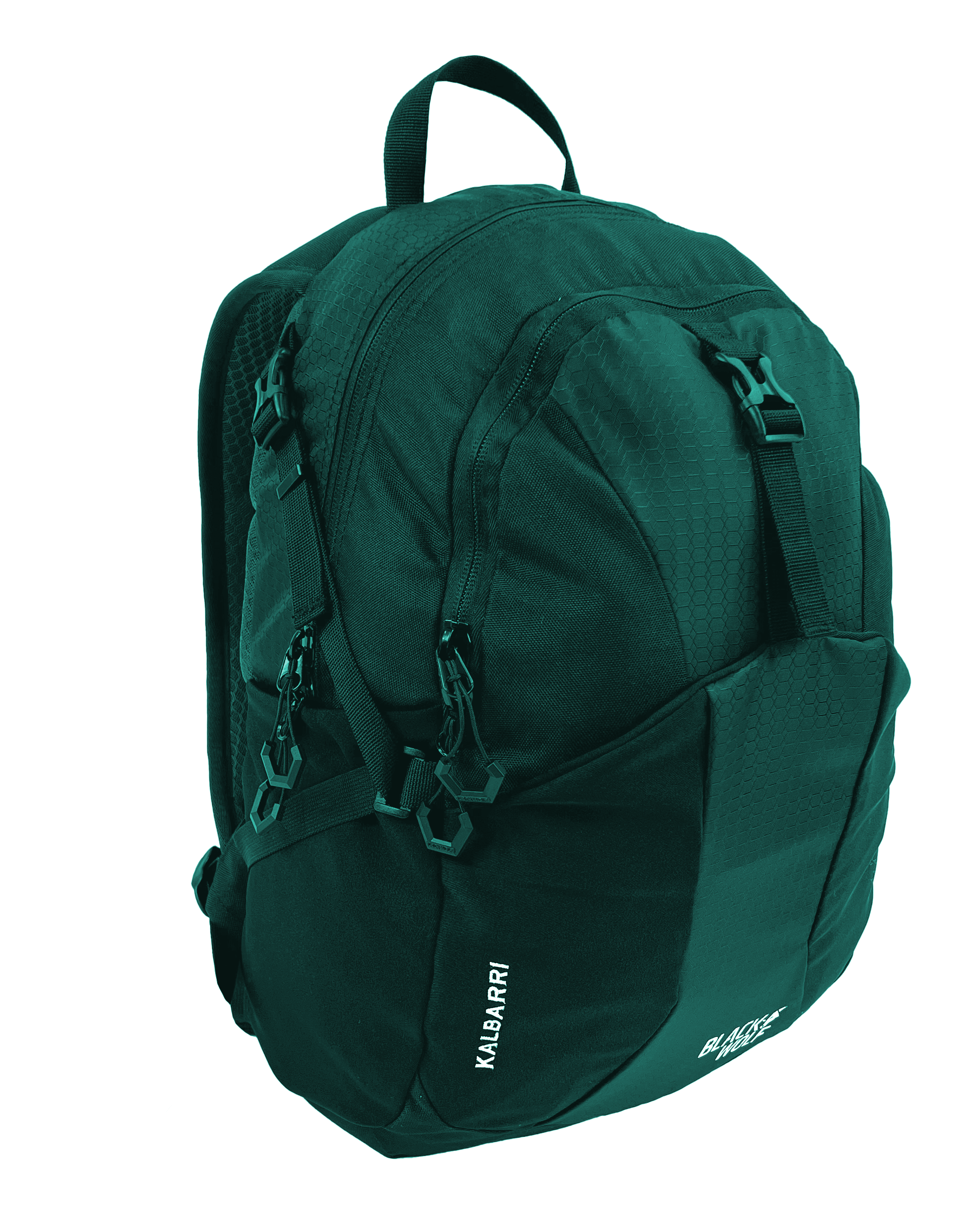 Black Wolf Kalbarri 20L Hiking Backpack - Quetzal Green | Lightweight Water-Resistant Daypack for Outdoor Adventures, Travel & Camping