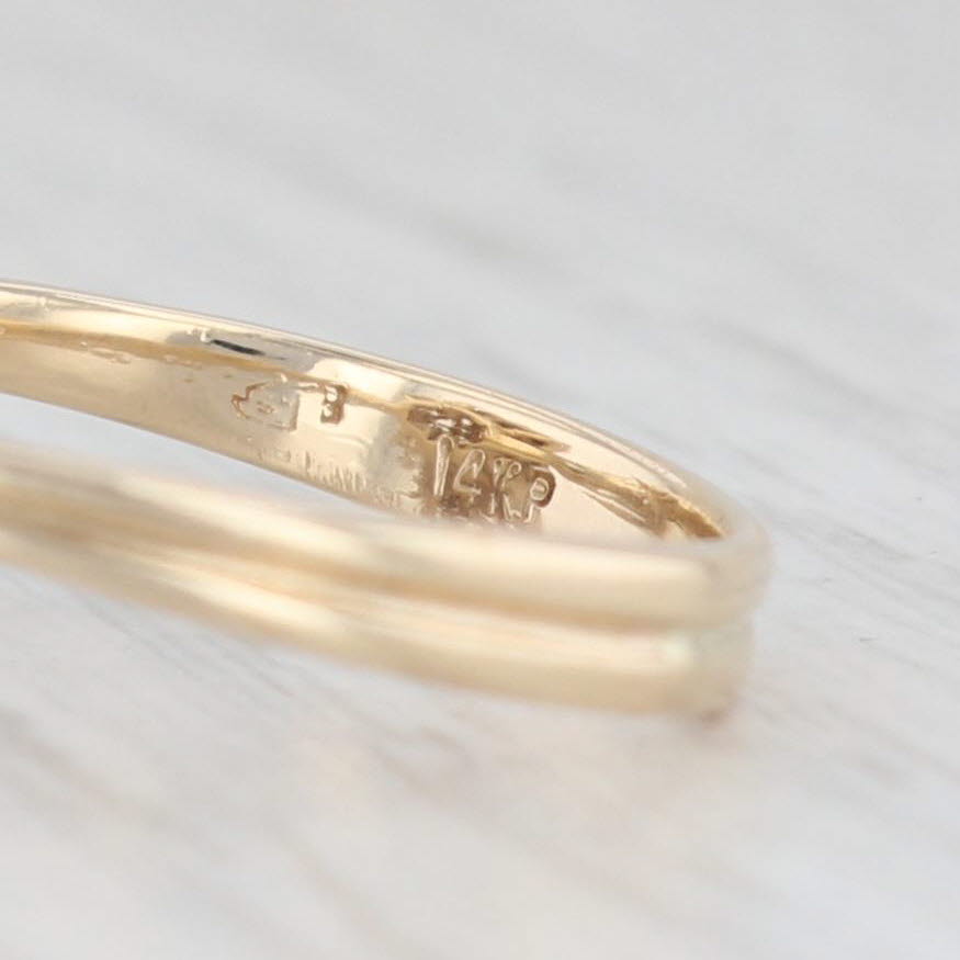 0.47ctw Diamond Cluster Flower Ring 14k Yellow Gold Size 6.75 - Elegant Engagement Ring for Women, Wedding Proposal, Anniversary Gift, Valentine's Day Present