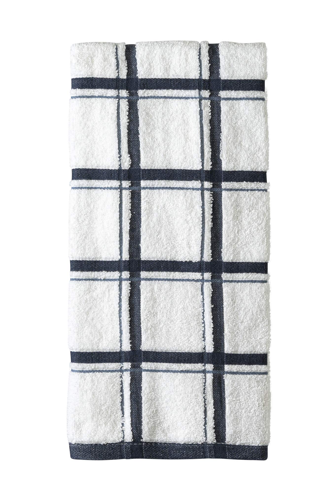 Premium XLNT Blue Large Kitchen Towels (3 Pack) - 100% Cotton Dish Towels | 20
