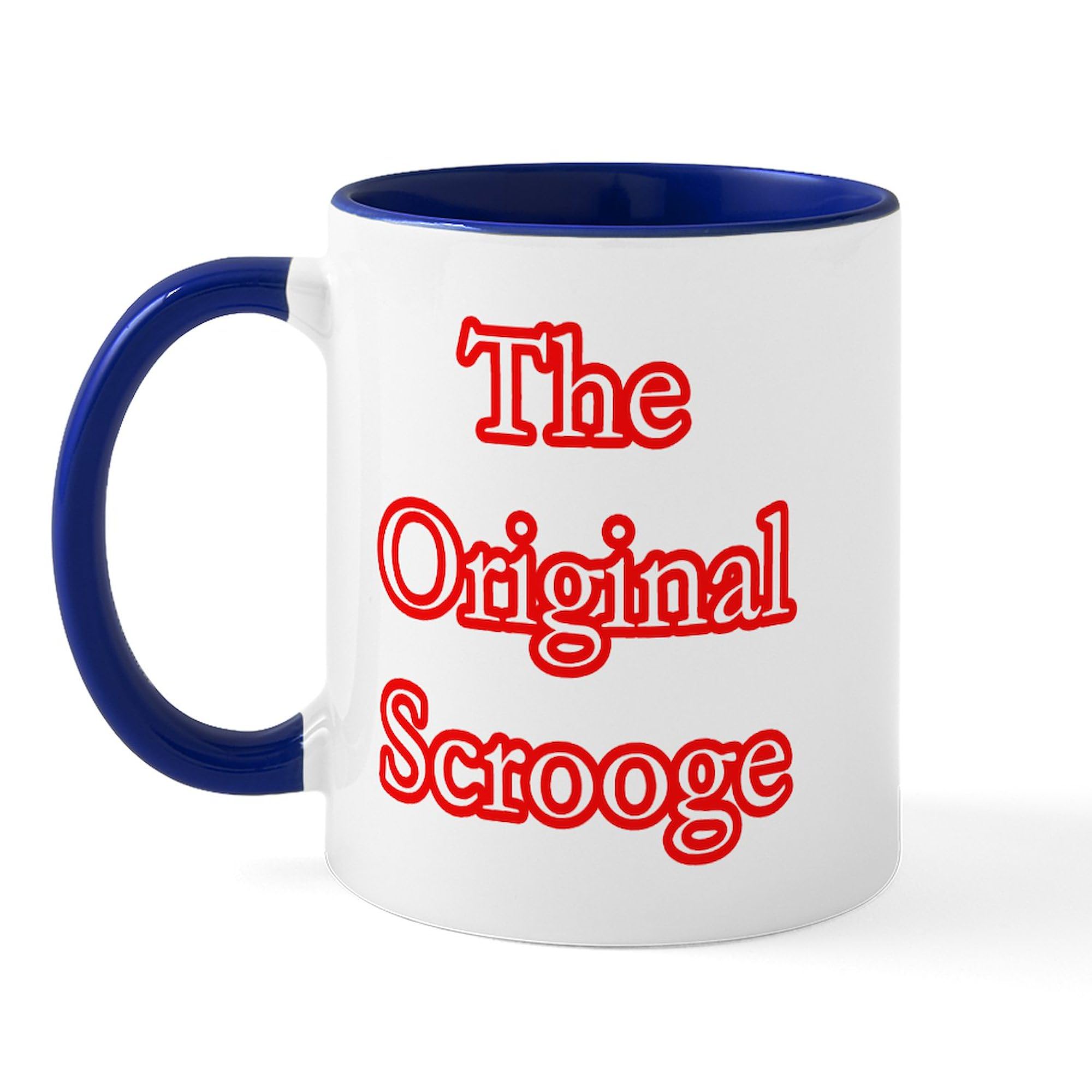 Original Scrooge Mug 11 oz (325 ml) Ceramic Coffee Cup - Perfect for Christmas Gifts, Office Use & Holiday Coffee Lovers