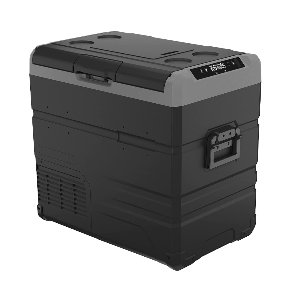 Alpicool TW55 12V/24V Portable Car Refrigerator Freezer - 55L Dual Zone Fridge for Camping, Road Trips & Outdoor Adventures - Compact & Energy Efficient for Cars, Trucks & RVs