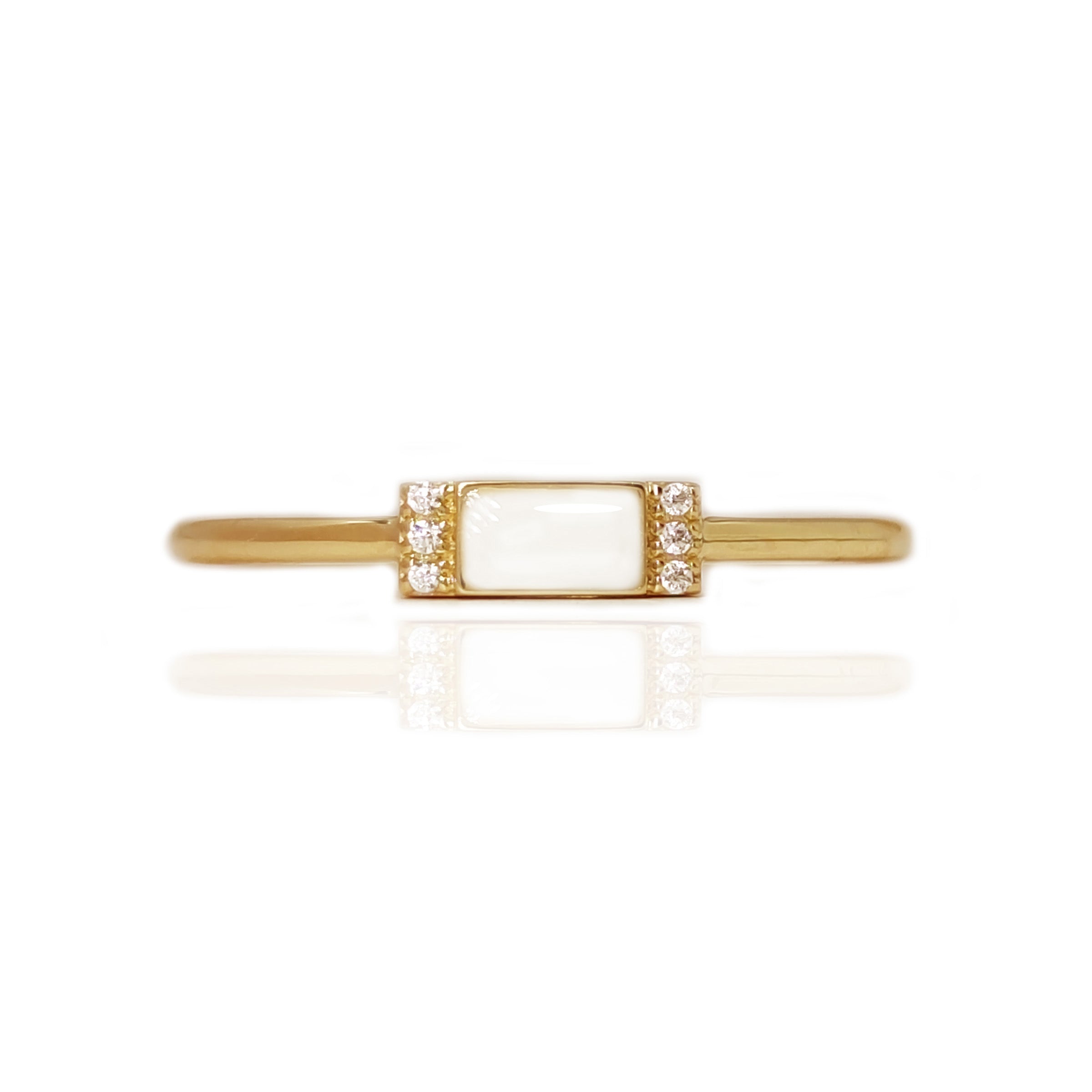 Eternal Bond Solid Gold Breastmilk Ring - Handmade Keepsake Jewelry for Moms - Perfect for Mother's Day, Baby Shower Gifts & Memorial Jewelry