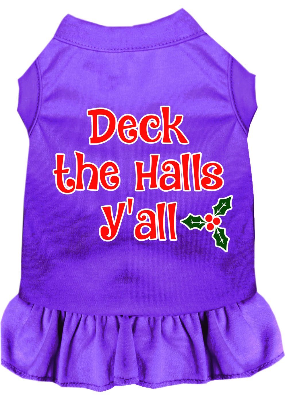 Deck the Halls Y'all Dress in Many Colors - Stylish & Vibrant Holiday Outfit for Christmas Parties & Festive Gatherings