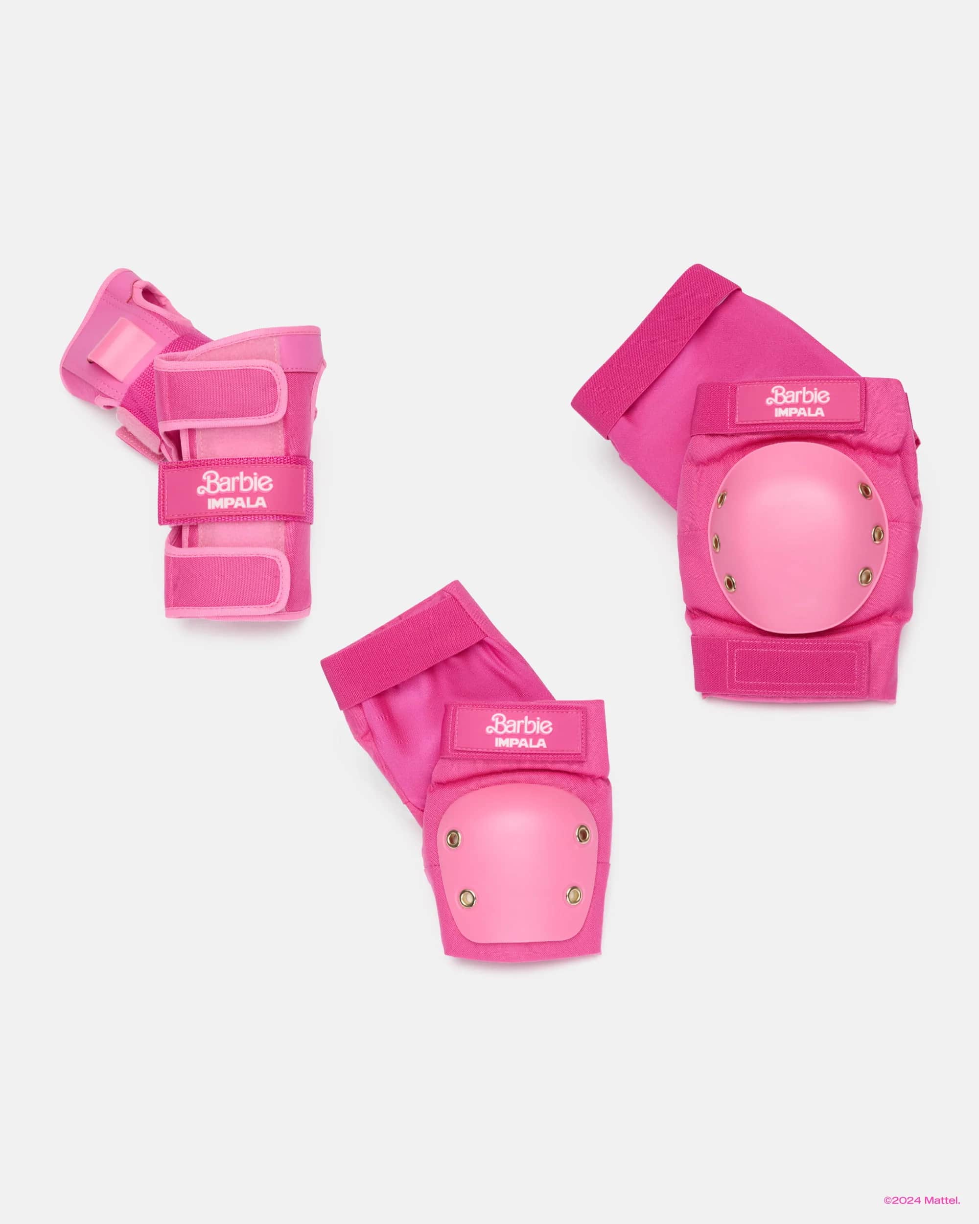 Impala Protective Set Barbie Pink - Kids' Safety Gear for Skateboarding, Scooter & Roller Skating - Perfect for Outdoor Play & Sports