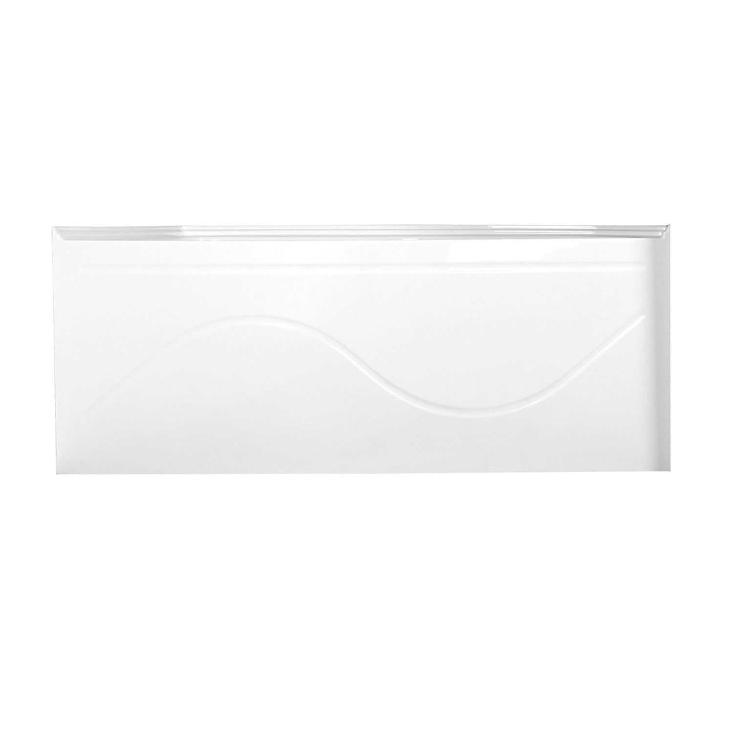 Aqua Eden VTAP603022L 60-Inch Acrylic Rectangular 3-Wall Alcove Bathtub - Anti-Skid Surface, Left Hand Drain, Glossy White - Perfect for Modern Bathrooms & Spa-Like Retreats