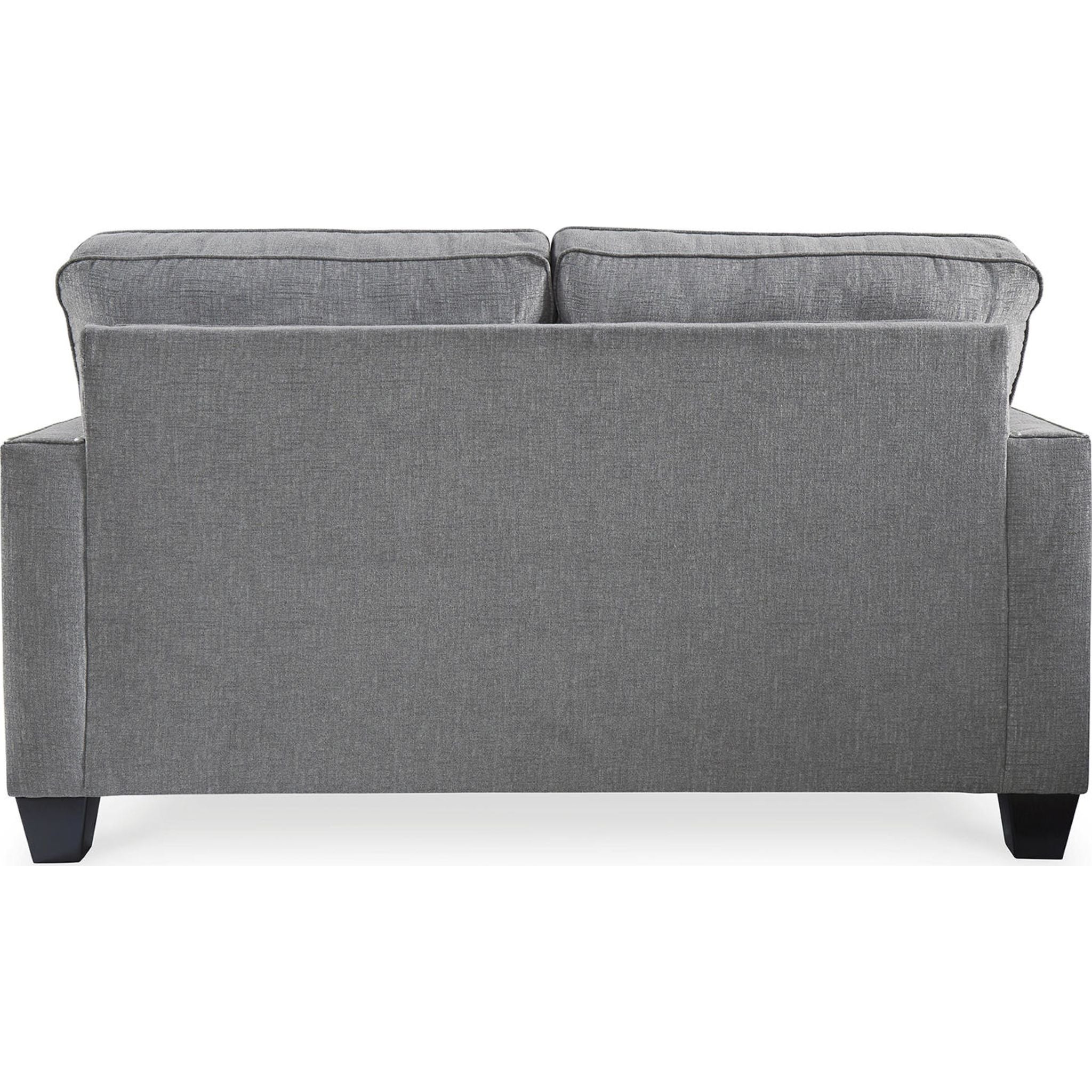 Barrali Loveseat Sofa - Modern 2-Seater Couch with Comfortable Cushions in Soft Gray (Fog) - Perfect for Living Room, Apartment, or Small Space Decor