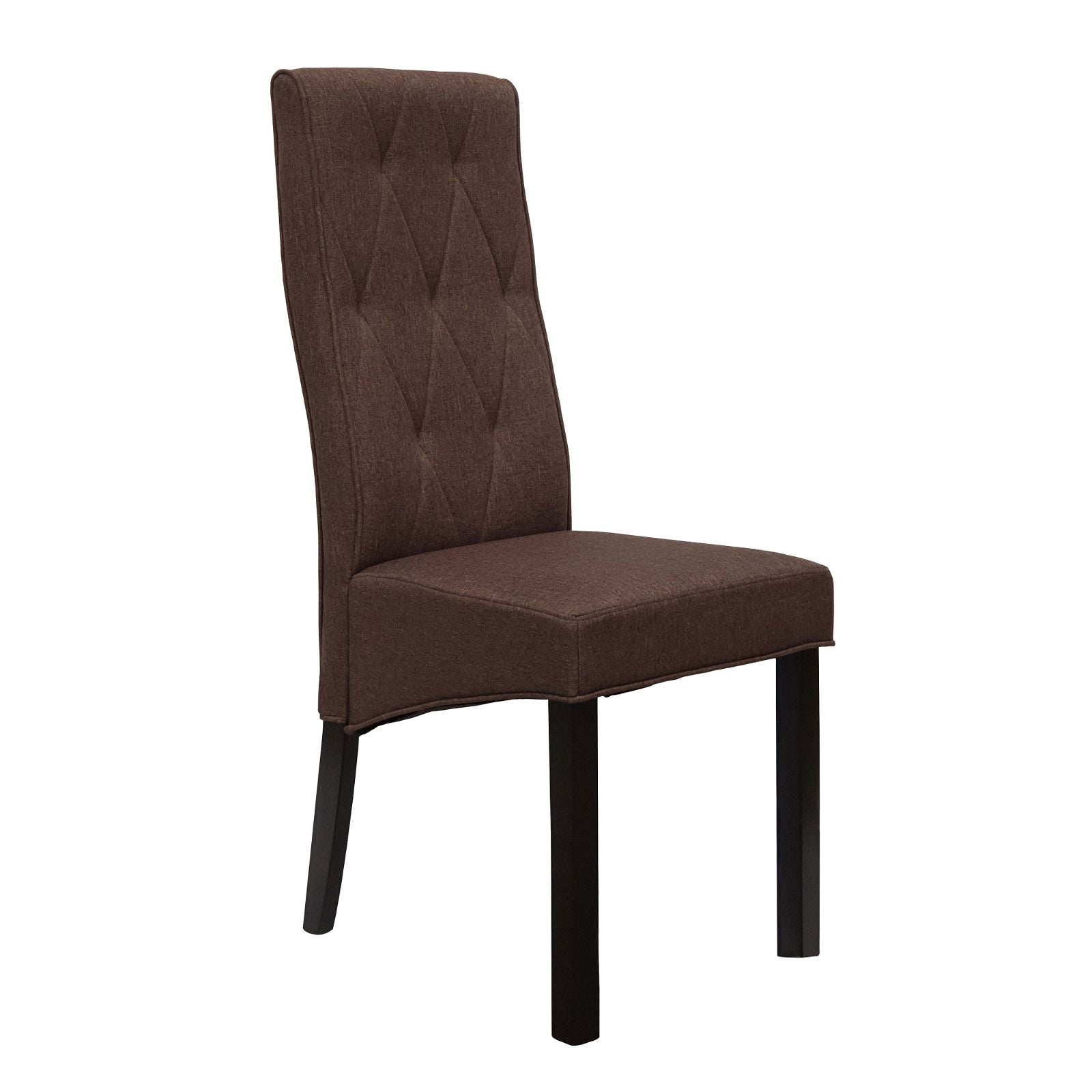 Arya Fabric Dining Chairs Set of 2 - Modern Upholstered Kitchen Chairs with Wooden Legs for Dining Room, Breakfast Nook, and Home Decor