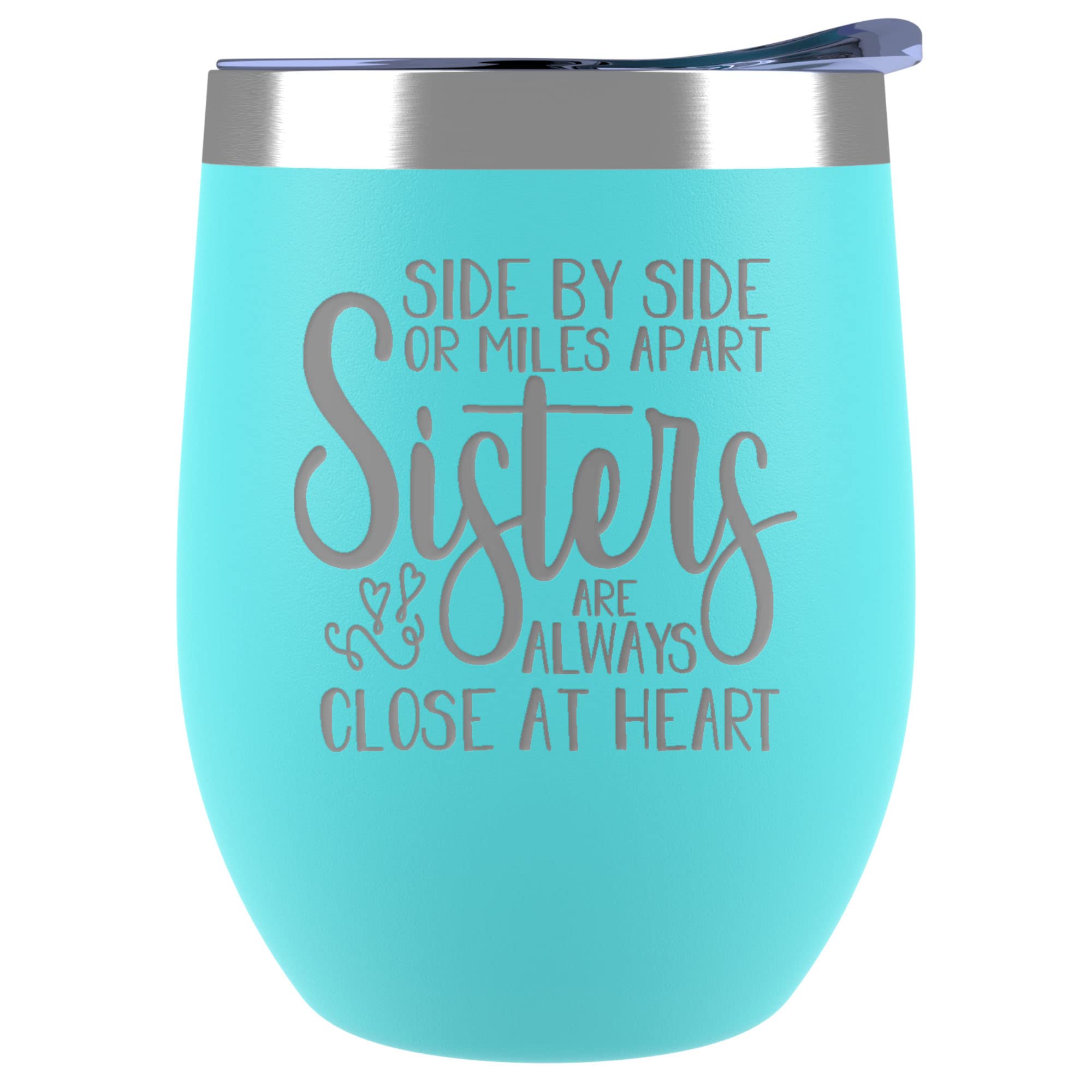Sister Gifts from Sisters - Unique Birthday Gifts for Best Friend, Little Sister, or Woman - 12 oz Mint Tumblers - Perfect for Sisterhood Celebrations, Daily Use, and Thoughtful Surprises