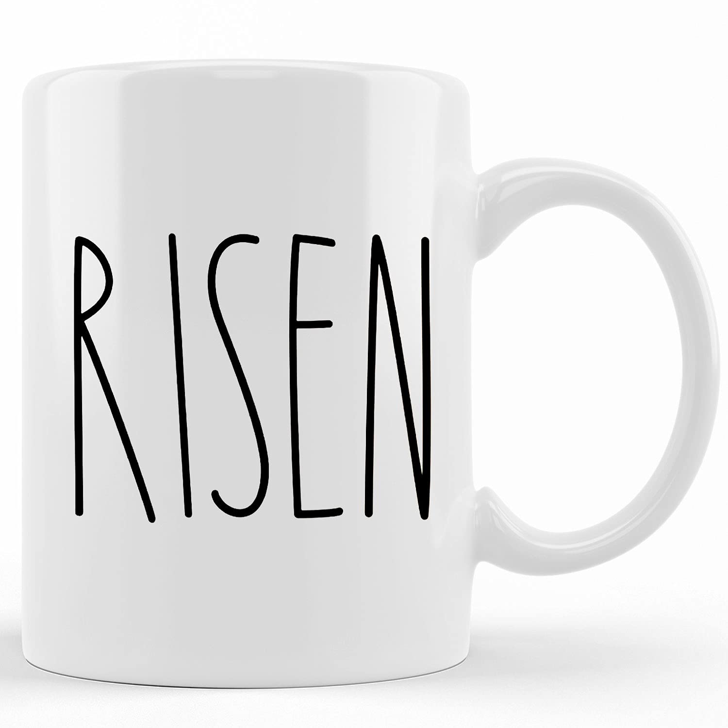 Personalized Easter Gift Mug - Inspirational Christian Woman Design, Ceramic Coffee Cup & Tea Mug - Unique Easter Egg Country Gift for Women - Fun Novelty Present for Birthday, Mother's Day & Easter Celebrations - Perfect for Coffee Lovers, Tea Drinkers & Holiday Gifting