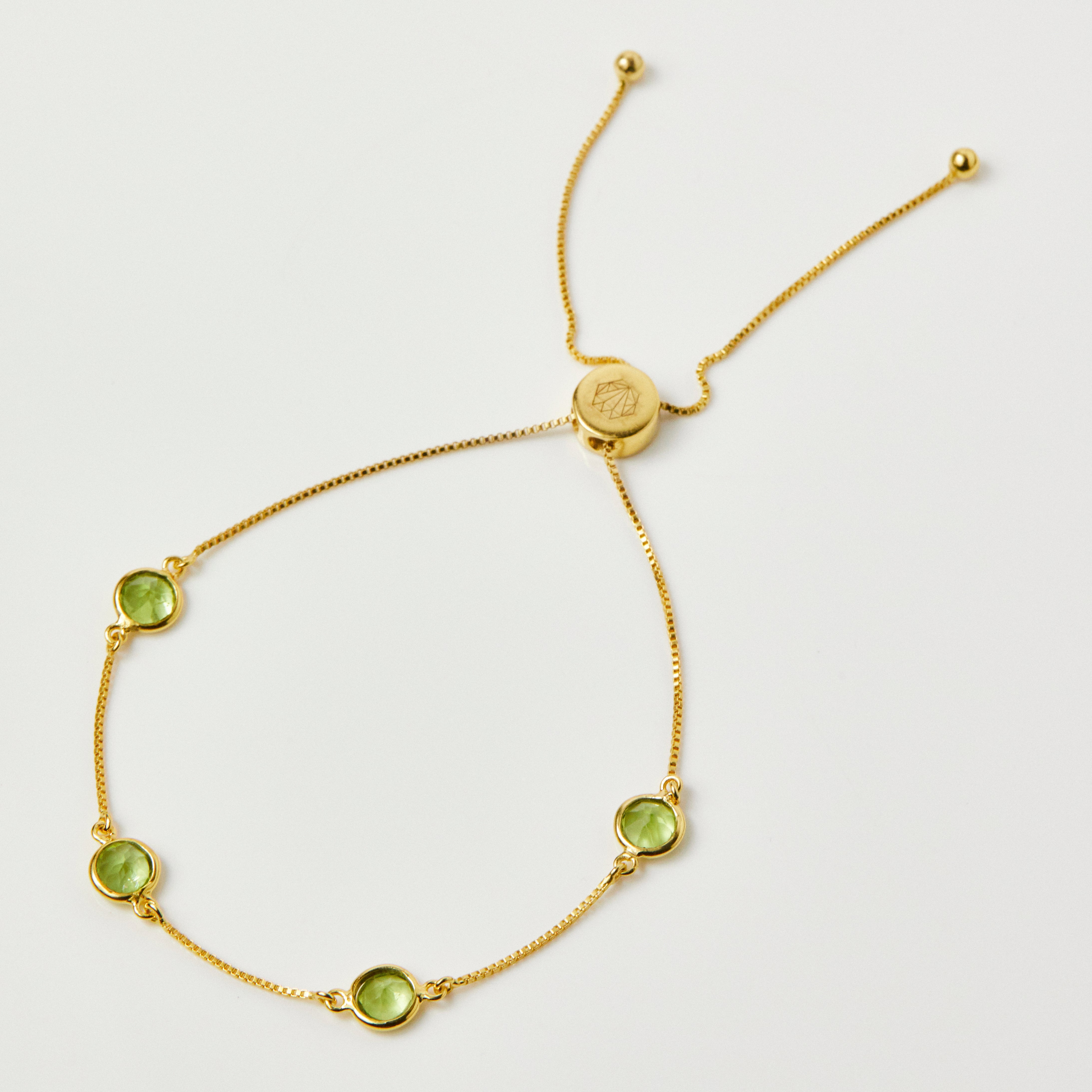 Elegant Semi-Precious Birthstone Bracelet | Personalized Zodiac Jewelry Gift for Women | Perfect for Birthdays, Anniversaries & Special Occasions