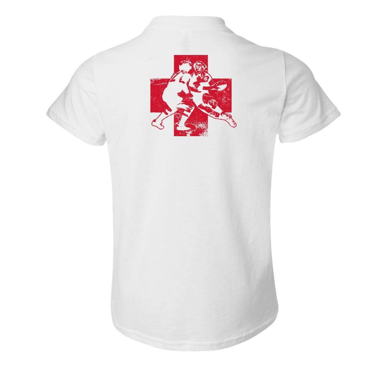Give Blood Play Rugby Youth T-Shirt - Soft Cotton Rugby Tee for Boys & Girls - Perfect for Rugby Games, Sports Events & Casual Wear