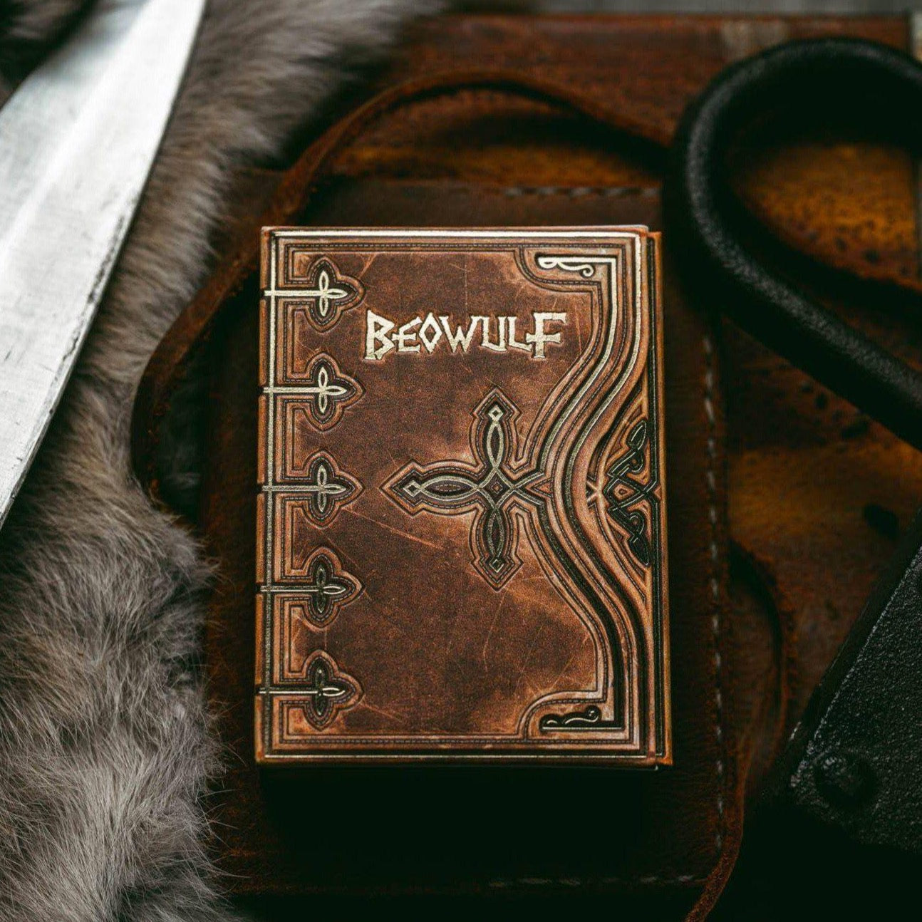 Beowulf Playing Cards - Premium Viking-Themed Deck for Poker, Magic Tricks & Collectors | Perfect for Game Nights, Gifts & Cardistry