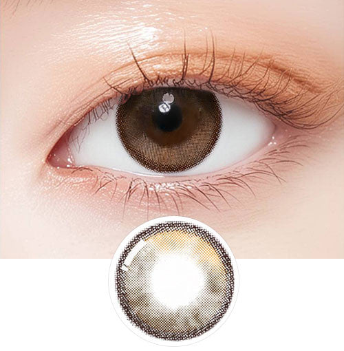Tobetter Brown Monthly Contact Lenses (2 Pack) - PC Siliconel for Comfort & Style - Perfect for Daily Wear, Cosplay, and Special Occasions