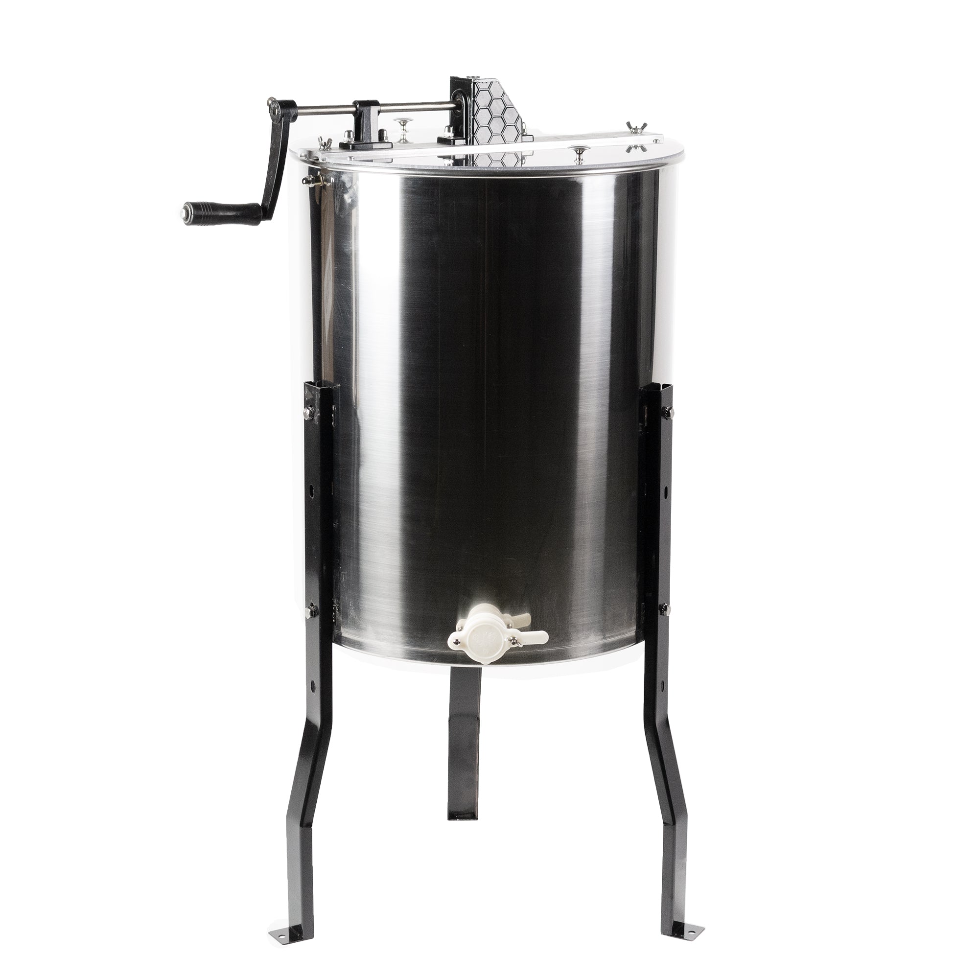 4 to 8 Frame Stainless Steel Honey Extractor - Beekeeping Equipment for Home & Commercial Use - Perfect for Harvesting Pure Honey from Beehives