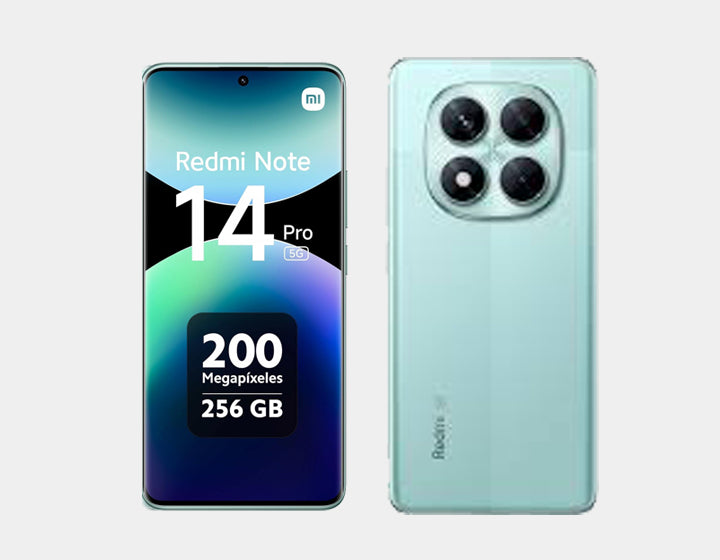 Xiaomi Redmi Note 14 Pro 5G Smartphone - 256GB ROM 8GB RAM Dual SIM Unlocked GSM - Coral Green | Fast 5G Connectivity, Long Battery Life for Streaming, Gaming & Work