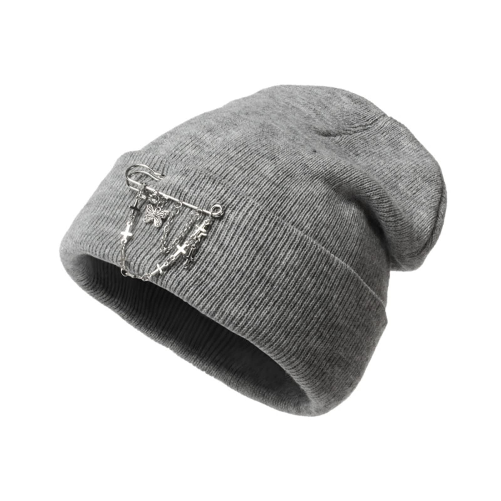 FIN86 2022 Winter Knit Beanie Hat for Men & Women - Warm Wool Slouchy Skull Cap - Outdoor Cold Weather Accessory for Skiing, Snowboarding & Daily Winter Fashion