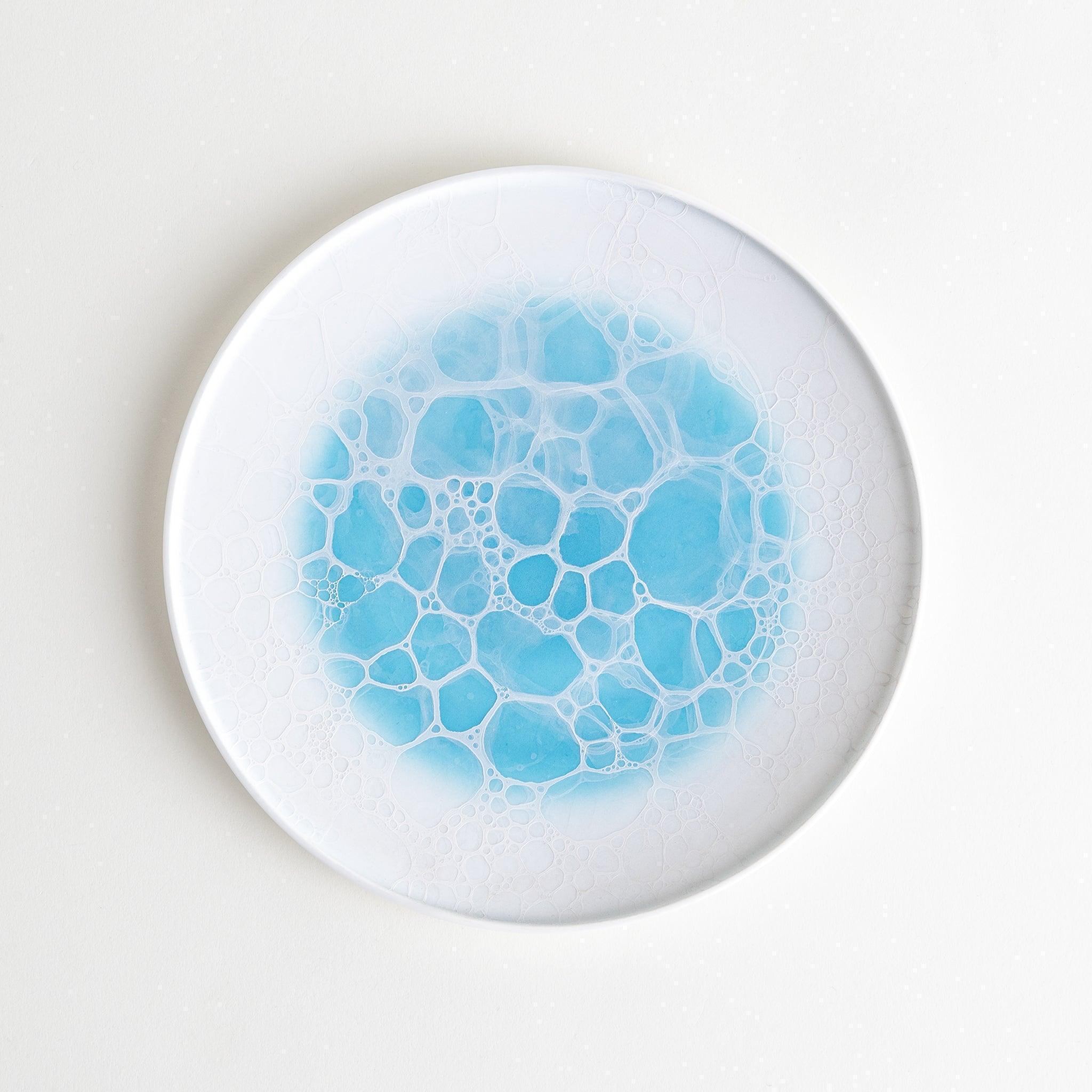 Eco-Friendly Bubble Salad Plate Set - Durable BPA-Free Plastic Plates for Kids & Adults - Perfect for Picnics, BBQs, and Family Gatherings