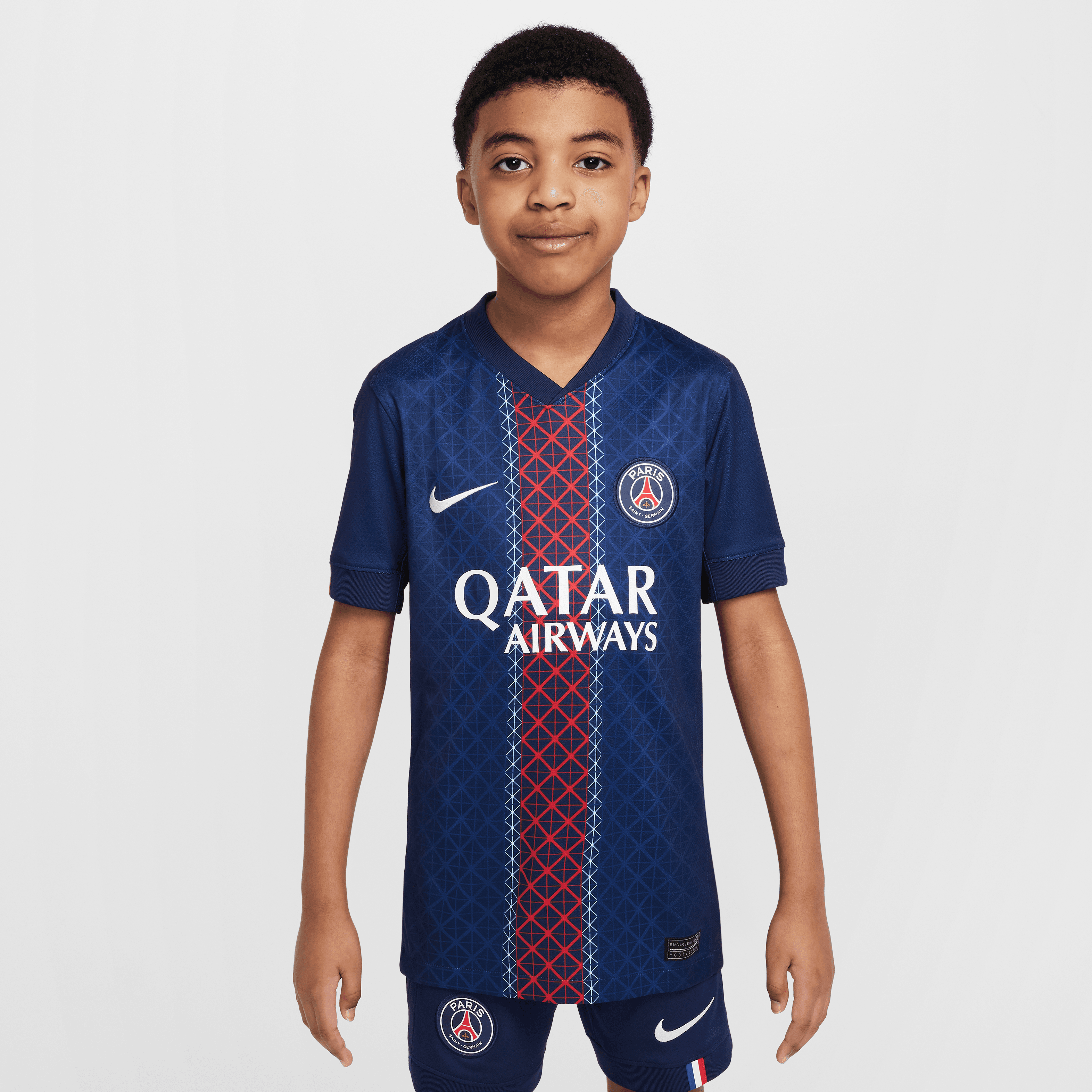 Paris Saint Germain Youth Stadium Home Jersey 2025-2026 - Official PSG Soccer Jersey for Kids - Perfect for Games, Training & Fan Support