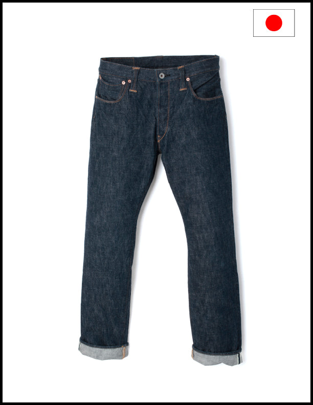 Stevenson Overall Co. Ventura 737 OSX Japanese Selvedge Denim Jeans for Men - Premium Indigo Raw Denim - Perfect for Casual Wear & Vintage Style Outfits
