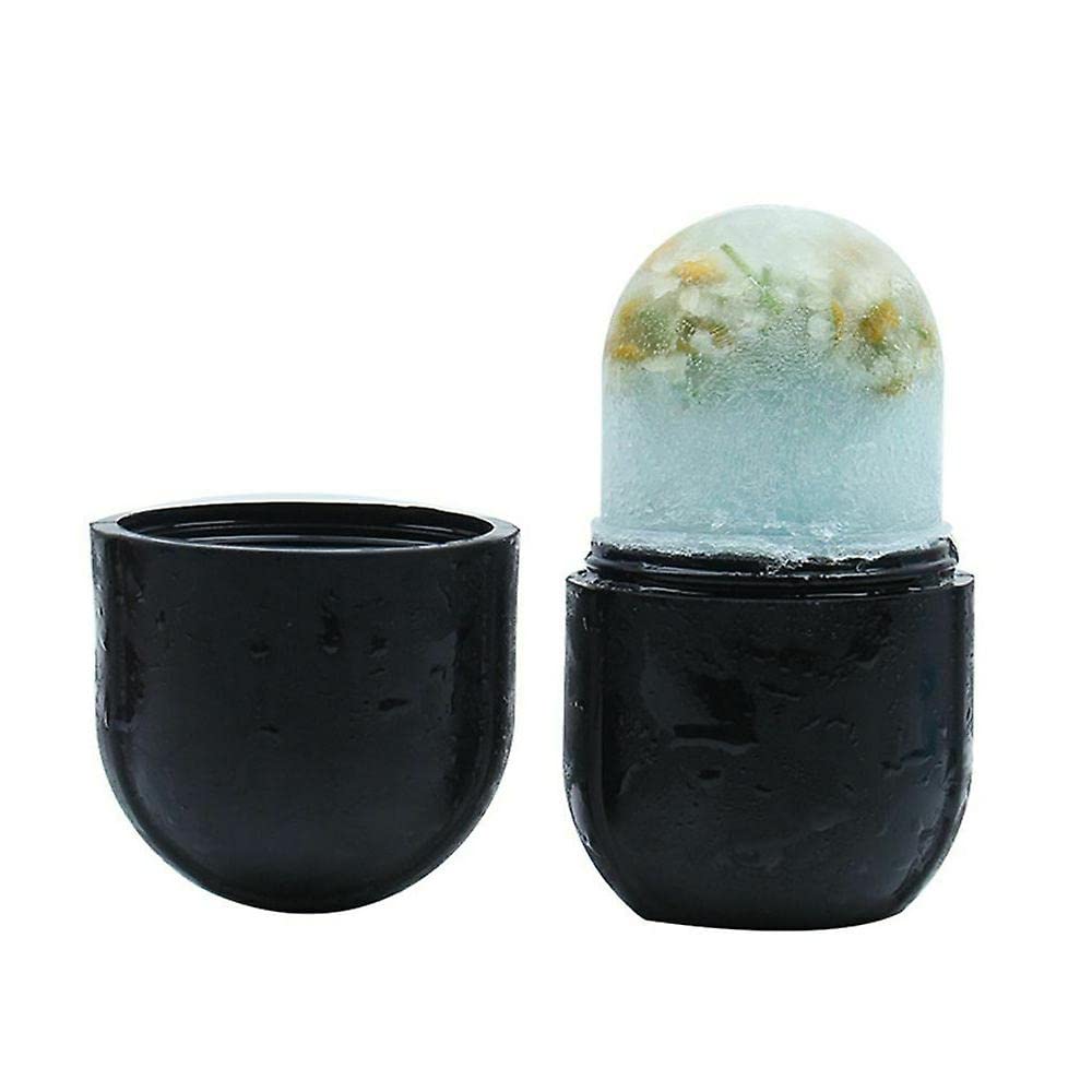 Ice Facial Roller for Face & Skin Care - Anti-Inflammatory Face Icer Roller to Reduce Acne, Fine Lines & Wrinkles - Black | Perfect for Morning Routine & Post-Workout Cooling Relief