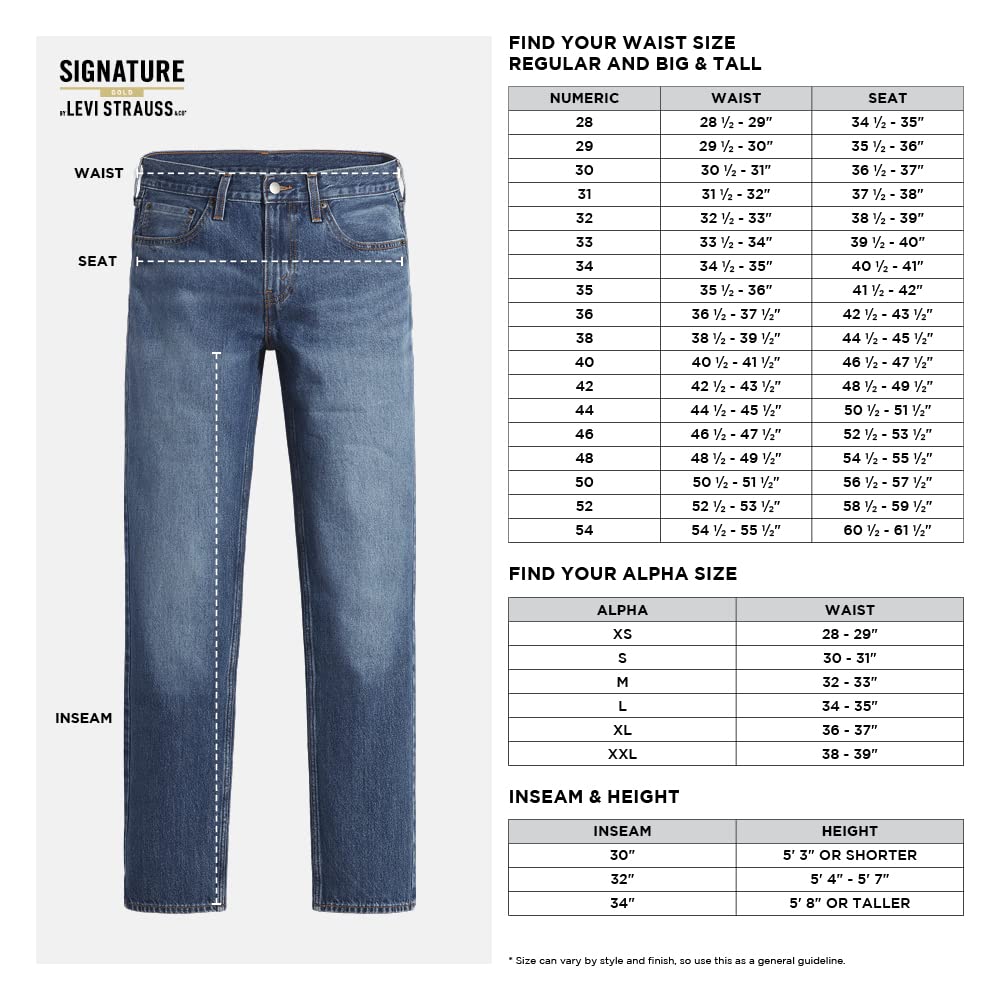 Levi's Signature Gold Label Men's Denim Shorts - Classic Fit, Comfortable & Stylish for Summer Outings, Beach Trips & Casual Wear