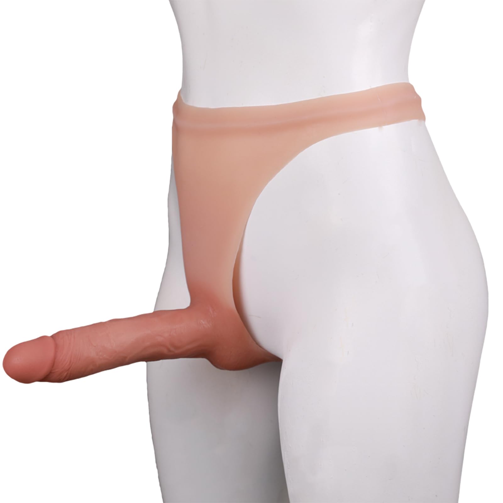 SUAISKR Realistic Silicone Thong Dildo - 18cm Flesh Colored Penis for Men & Women | Anal Sex Toy for Couples, Gay Men & Solo Play | Premium Masturbation Accessory for Enhanced Pleasure (Perfect for Bedroom Fun & Adult Play)