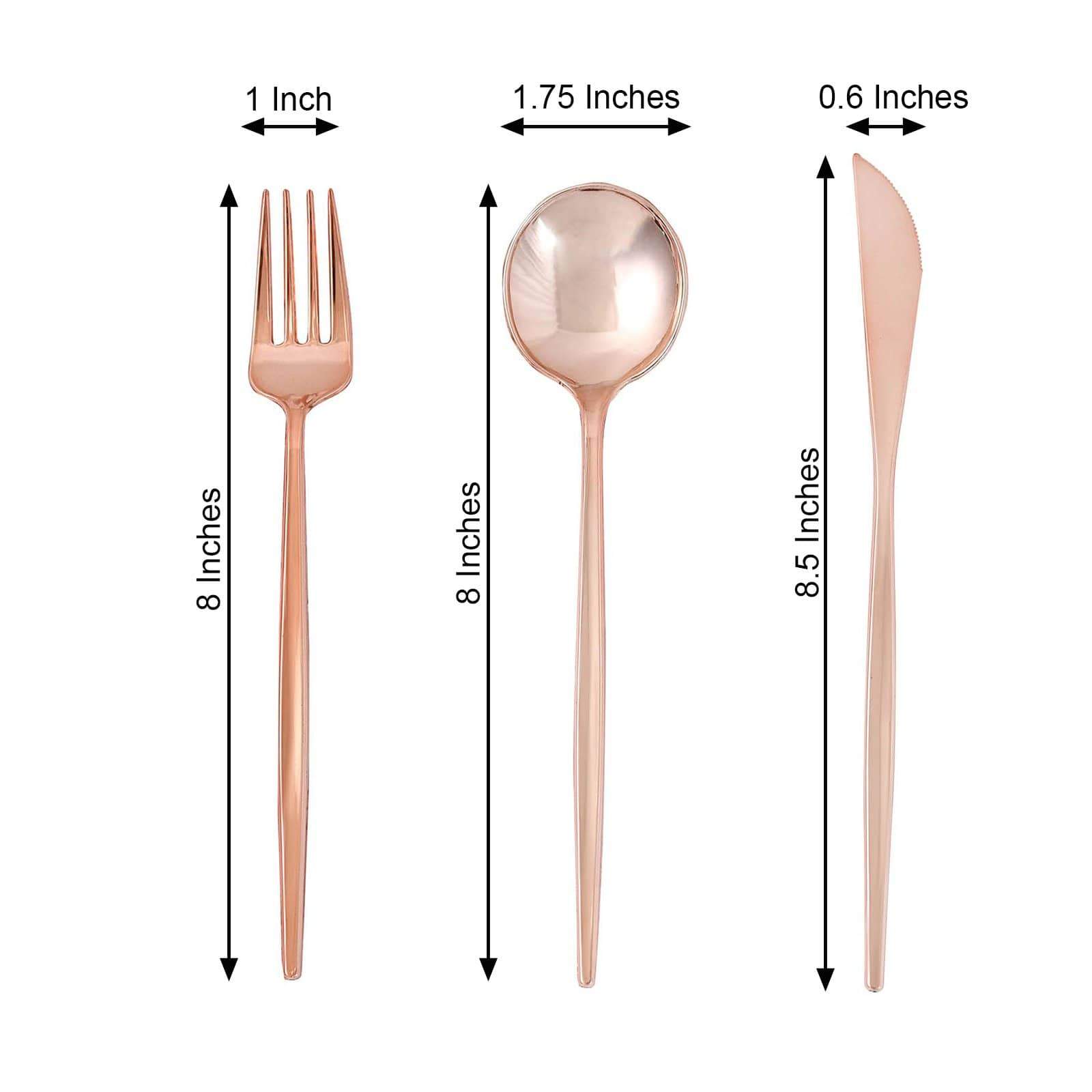 24-Piece Premium Plastic Cutlery Set - Disposable Spoons, Forks & Knives for Parties, Picnics & Outdoor Dining - BPA-Free Eco-Friendly Tableware