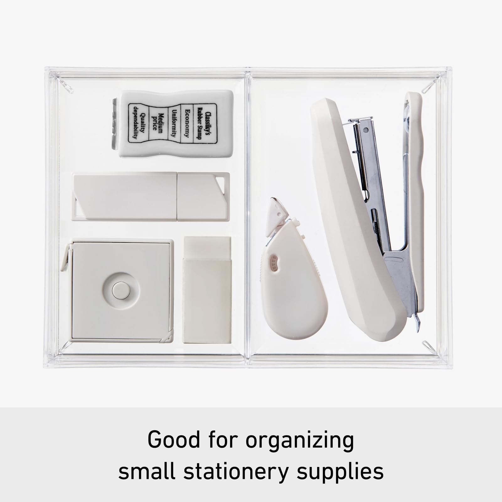 Like-it MX-T12 Stackable Drawer Organizer with 2 Dividers - 4.53