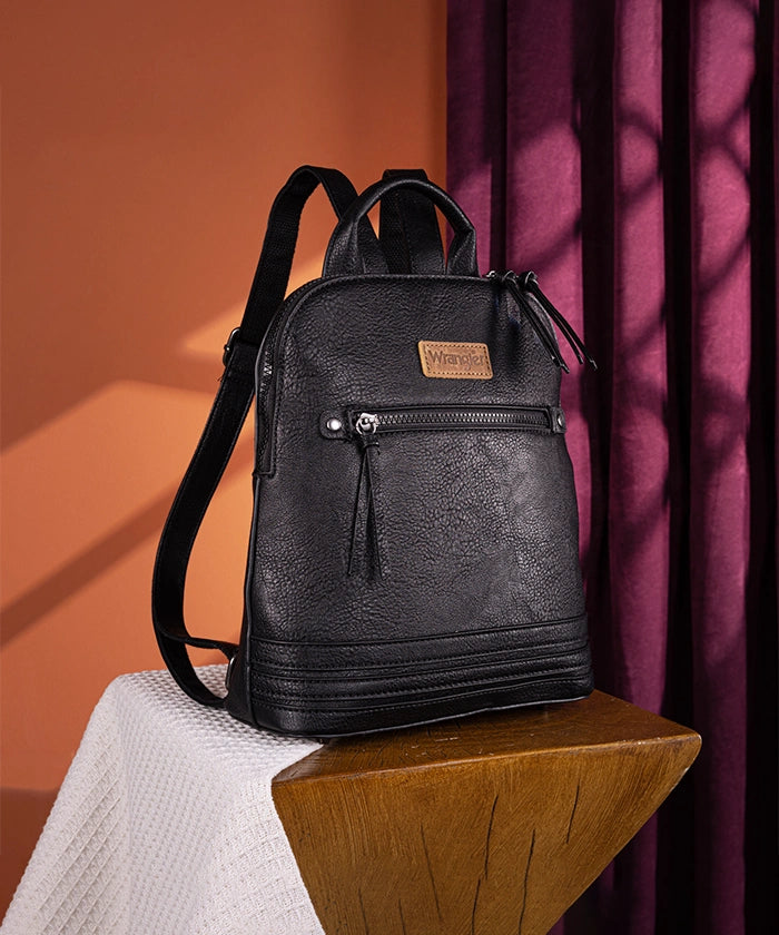 Wrangler Dome Zippered Backpack - Water-Resistant Hiking & Travel Backpack for Men & Women - Perfect for Outdoor Adventures, School & Commuting