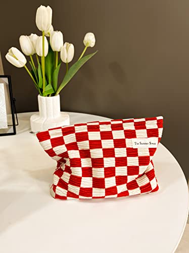 Checkered Red & White