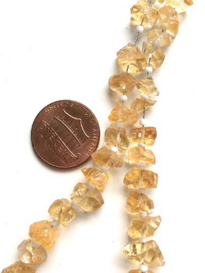 Raw Citrine Bar Necklace - November Birthstone Jewelry for Women, Natural Gemstone Pendant, Boho Chic Gift for Her | Perfect for Everyday Wear, Special Occasions & Spiritual Healing