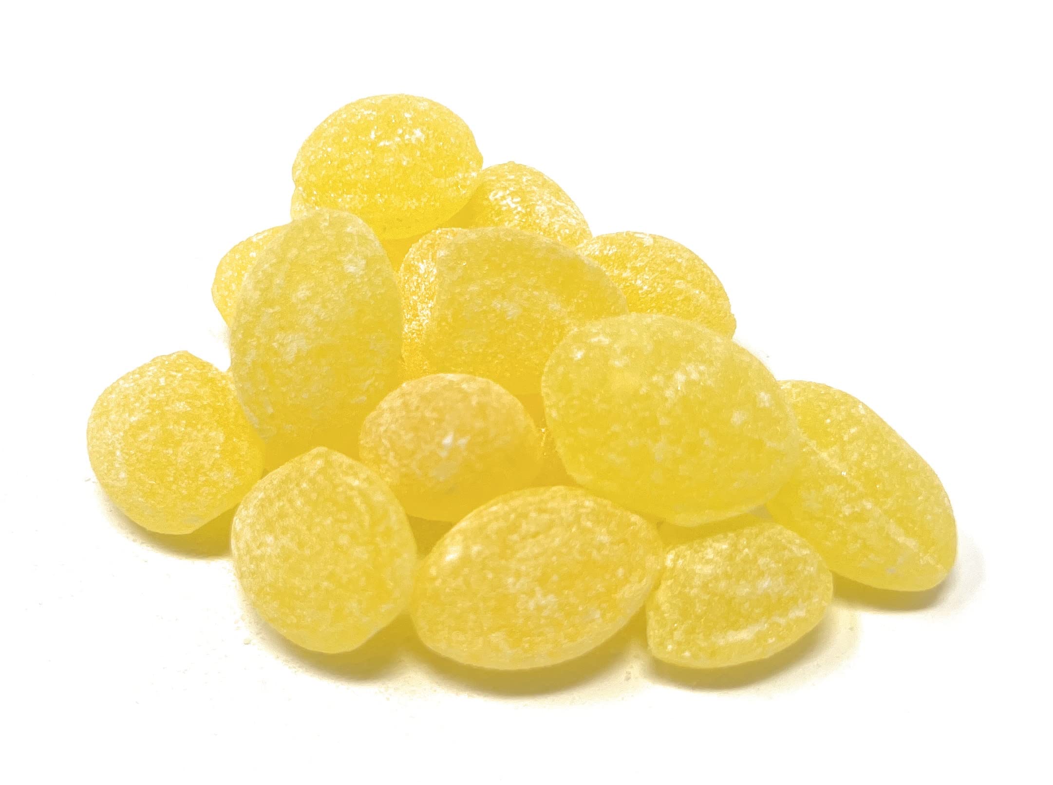 Claeys Lemon Sanded Candy Drops - 2 Pound Bag | Old-Fashioned Hard Candy for Parties, Gifts & Office Treats | Sweet & Tangy Lemon Flavor