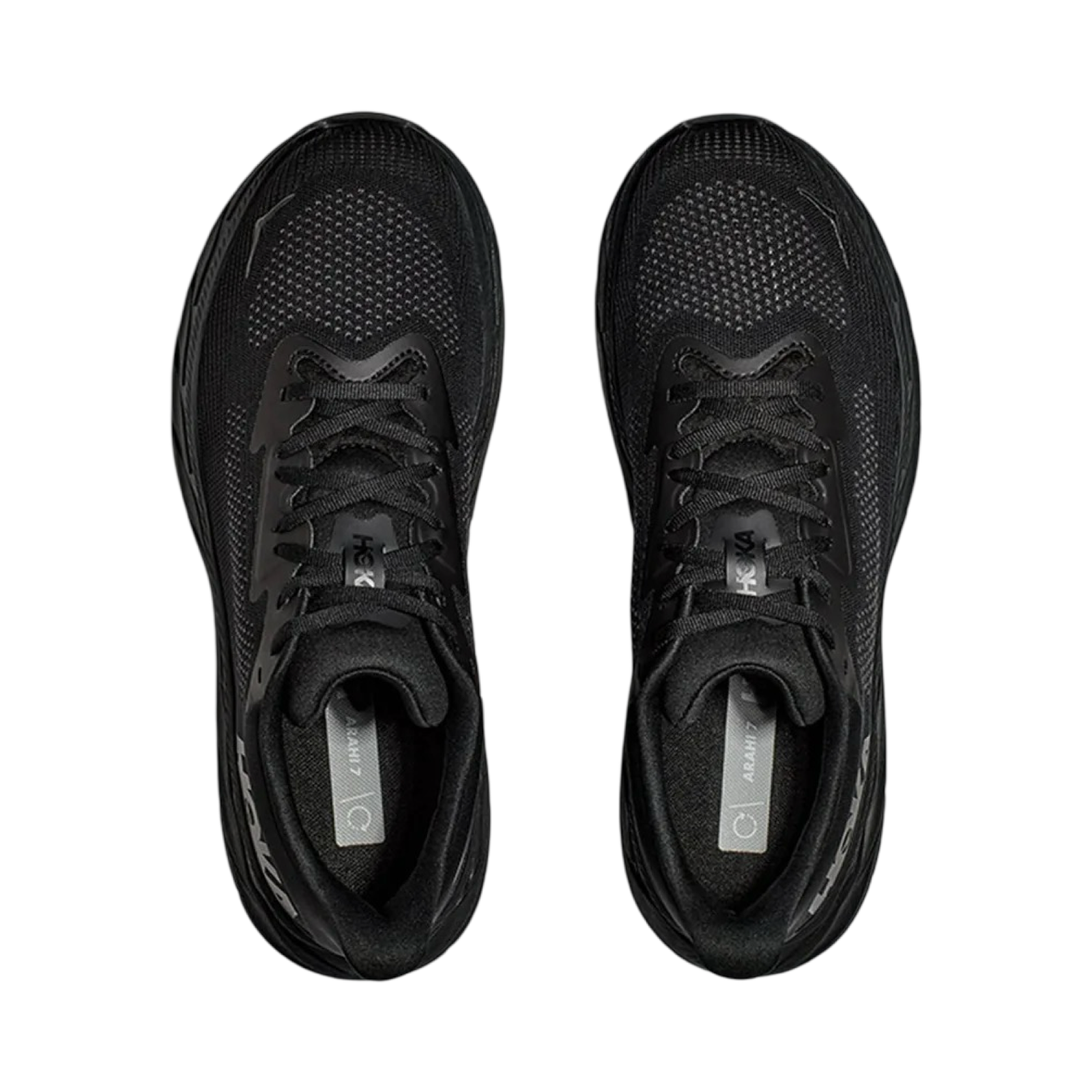 Hoka Arahi 7 Men's Running Shoes 2E Wide Width - Black | Stability & Support for Road Running, Jogging, and Daily Wear