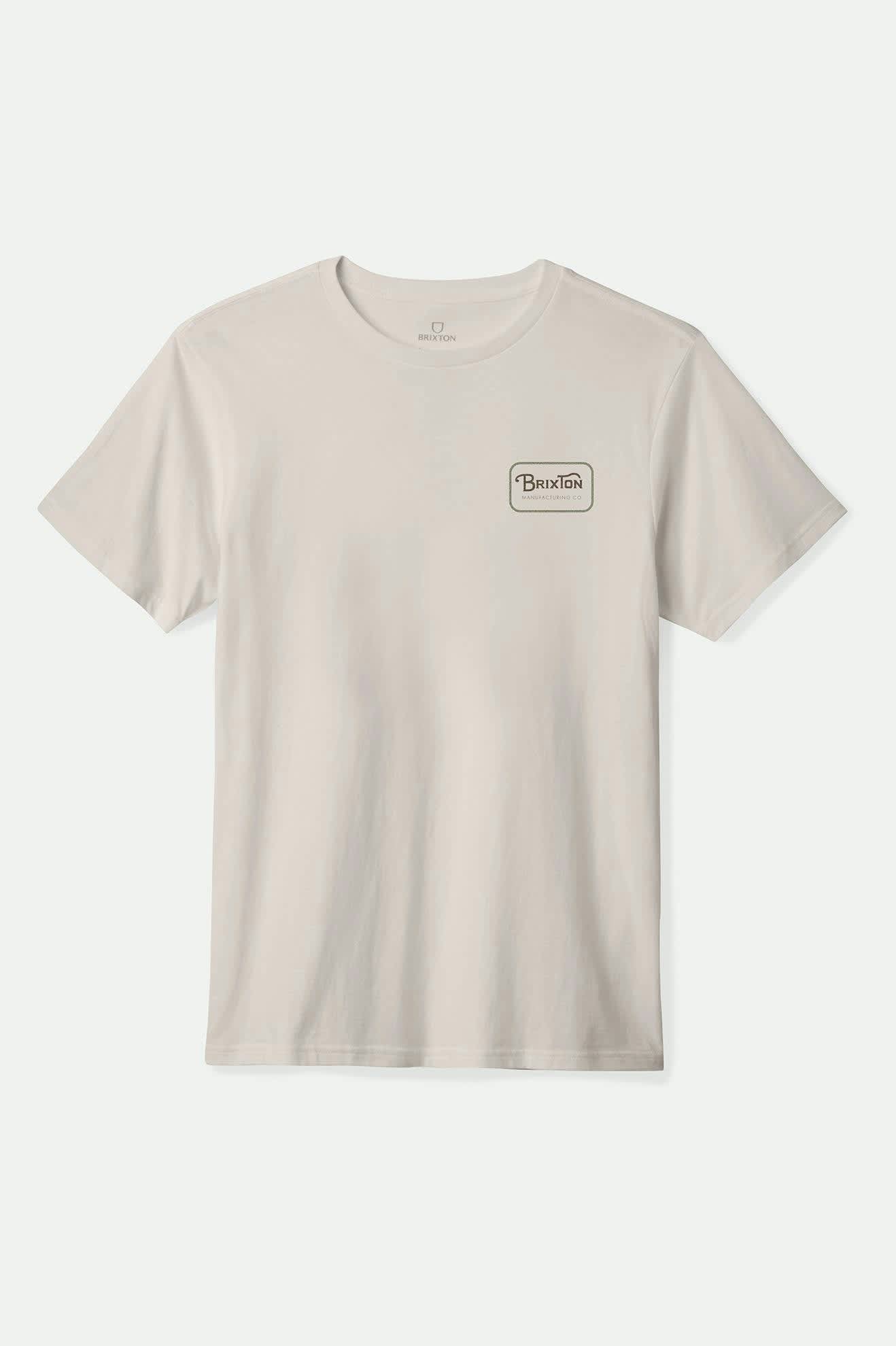 Premium Grade S/S Standard T-Shirt - Soft Cotton Crewneck Tee in Cream, Dark Brown & Washed Olive | Casual Wear, Layering & Everyday Outfits